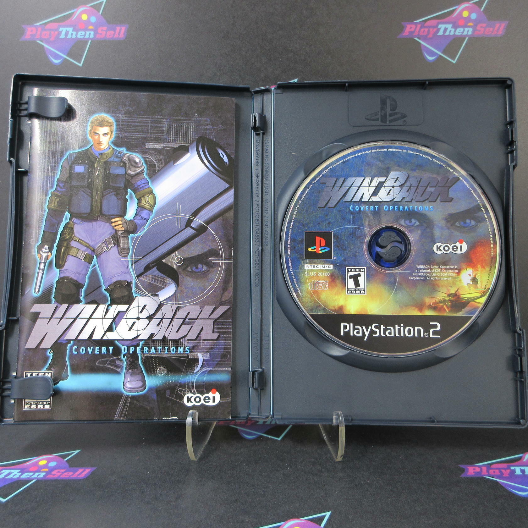 WinBack Covert Operations PS2 PlayStation 2 + Reg Card - Like New
