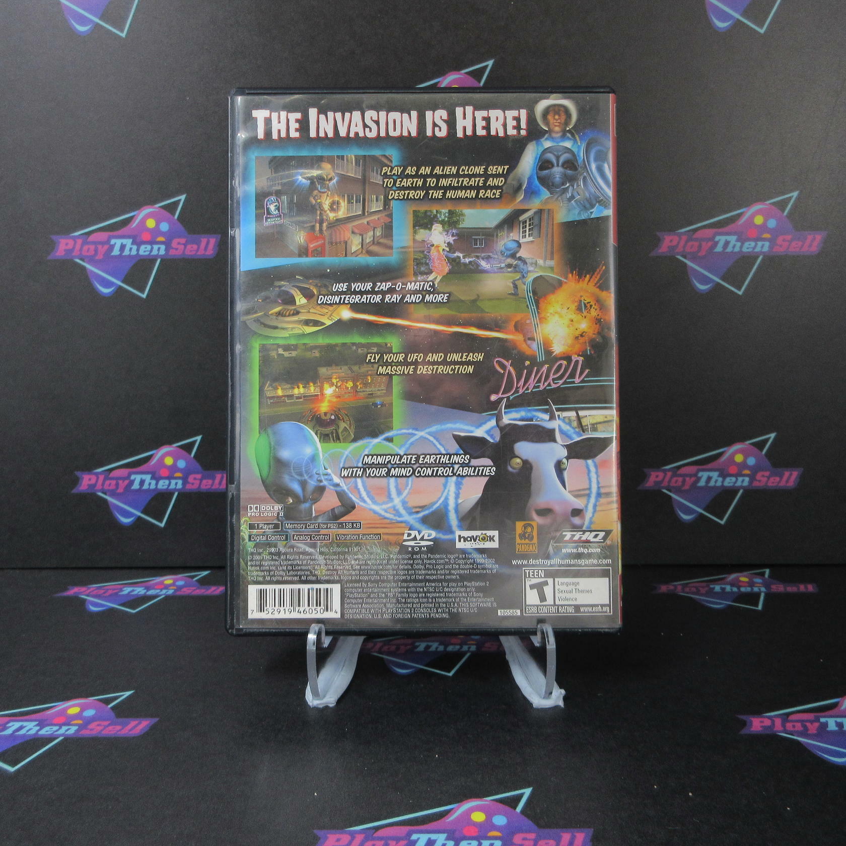 Destroy All Humans PS2 PlayStation 2 GH - Very Good