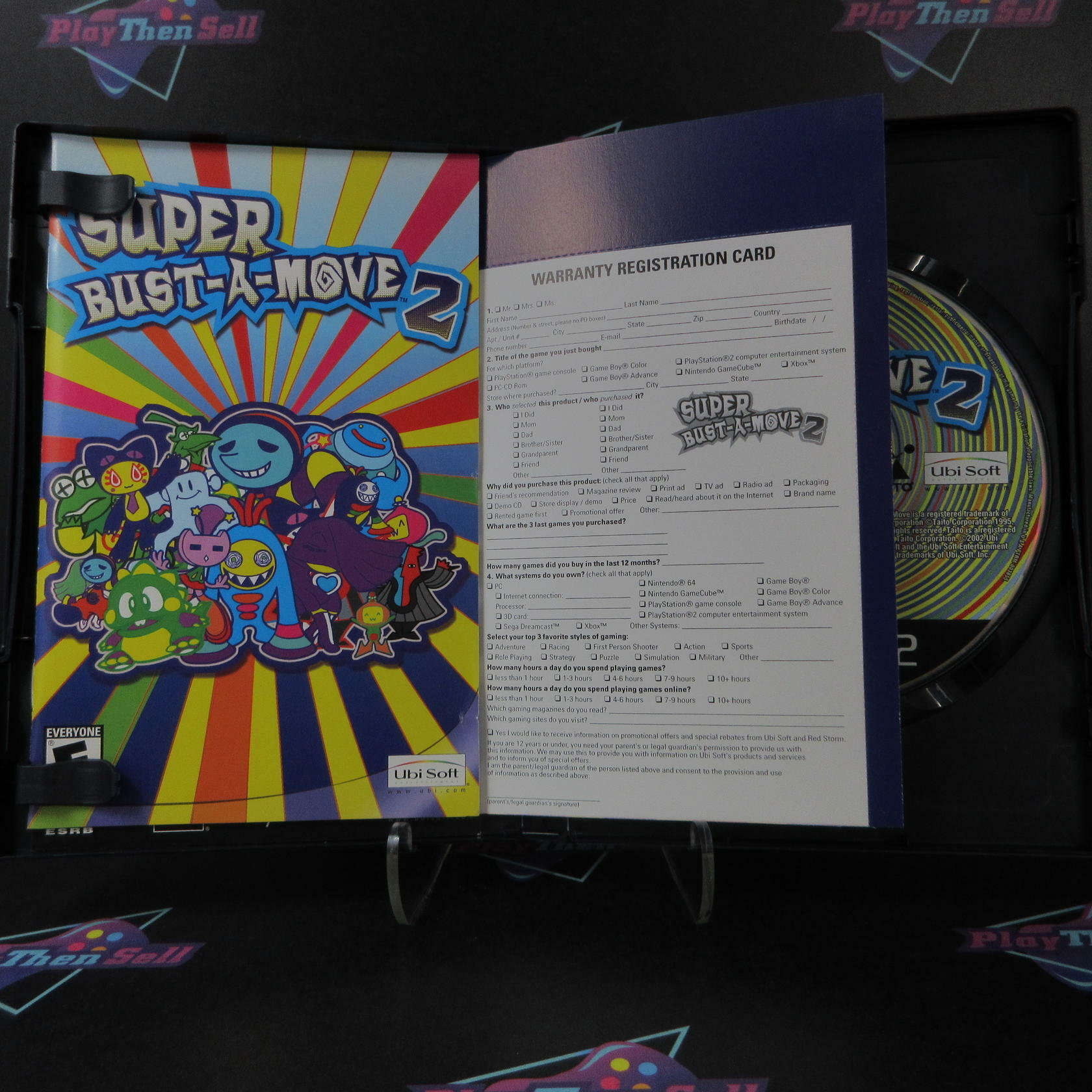 Super Bust-A-Move 2 PS2 PlayStation 2 + Reg Card - Like New
