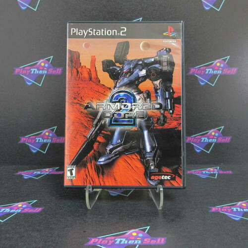 Armored Core 2 PS2 PlayStation 2 + Reg Card - Like New