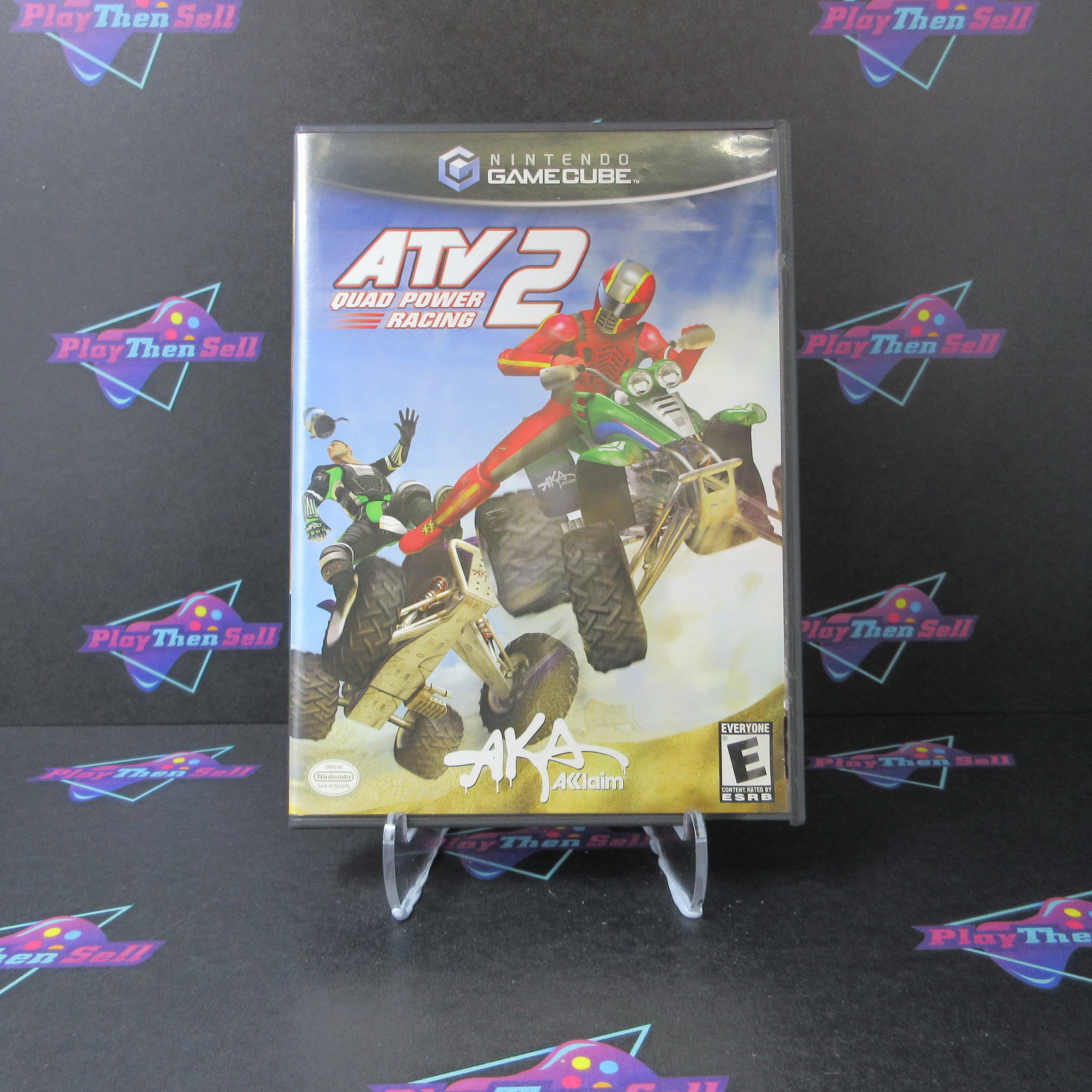 ATV Quad Power Racing 2 Nintendo Gamecube MD/DD Complete CIB - Very Good