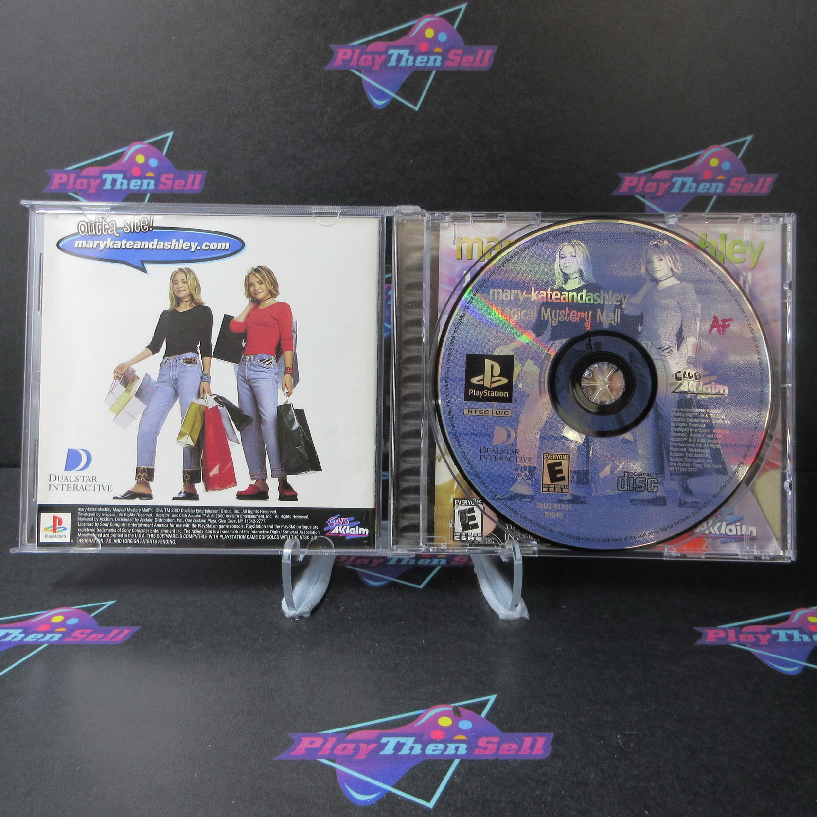 Mary-Kate and Ashley Magical Mystery Mall + Reg Card PS1 DD Complete CIB - Very Good