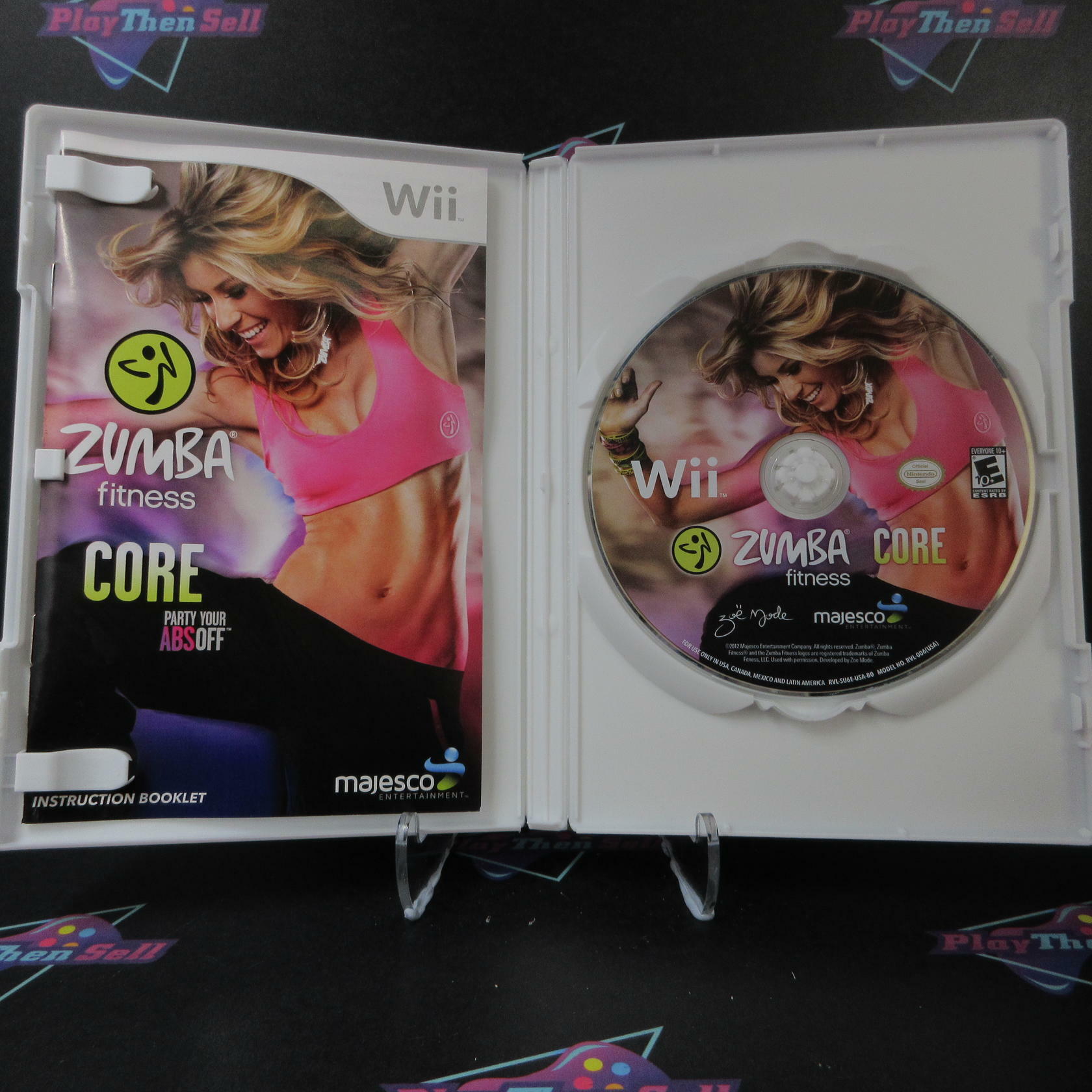 Zumba Fitness Core Nintendo Wii AD Complete CIB - Very Good