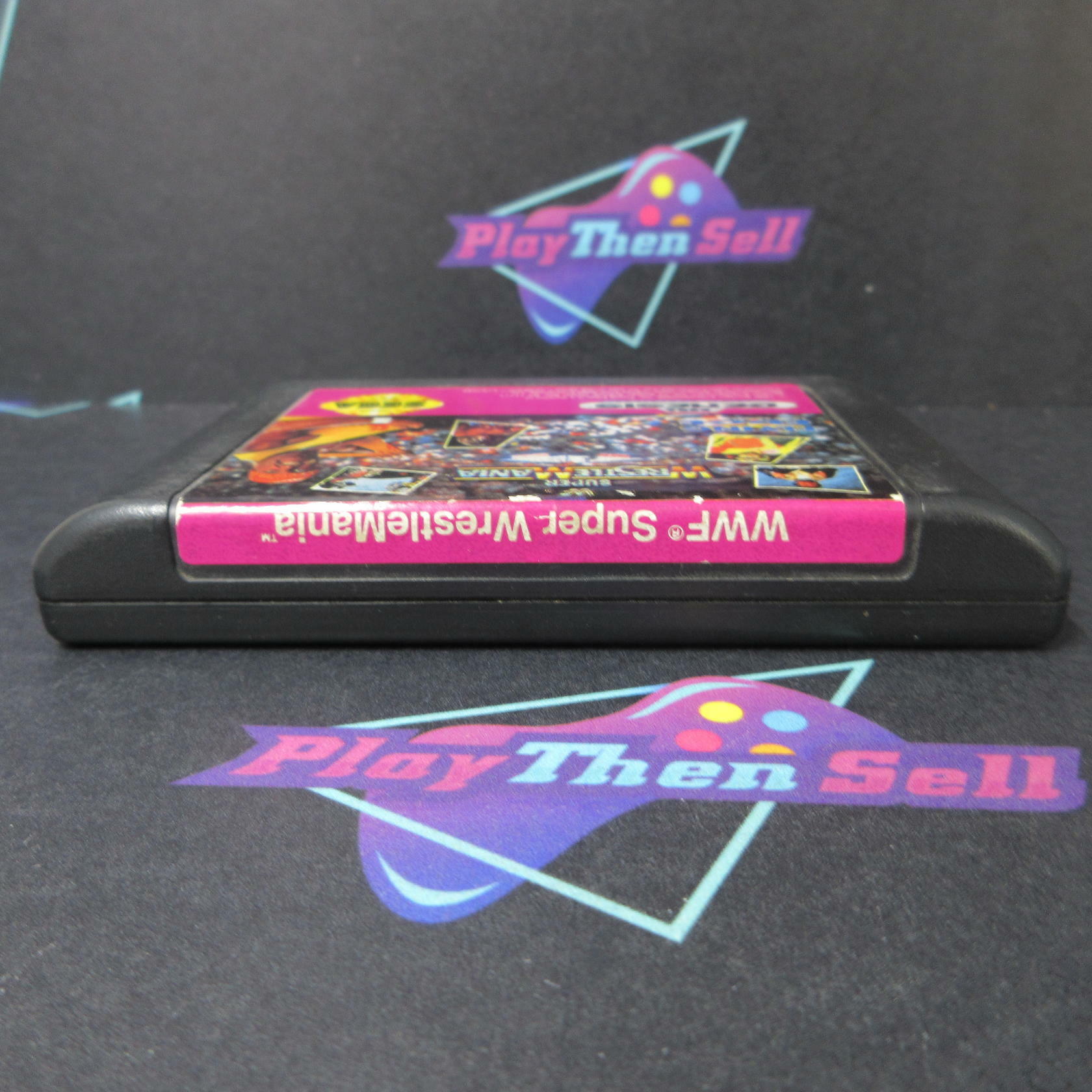 WWF Super Wrestlemania Sega Genesis Cartridge Only Authentic / Tested - Very Good