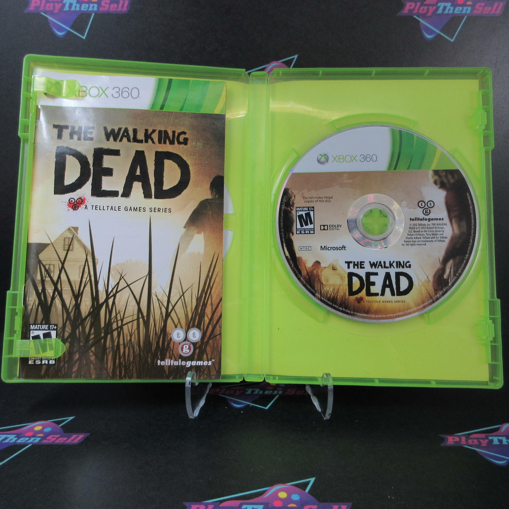 The Walking Dead Xbox 360 DD Complete CIB - Very Good