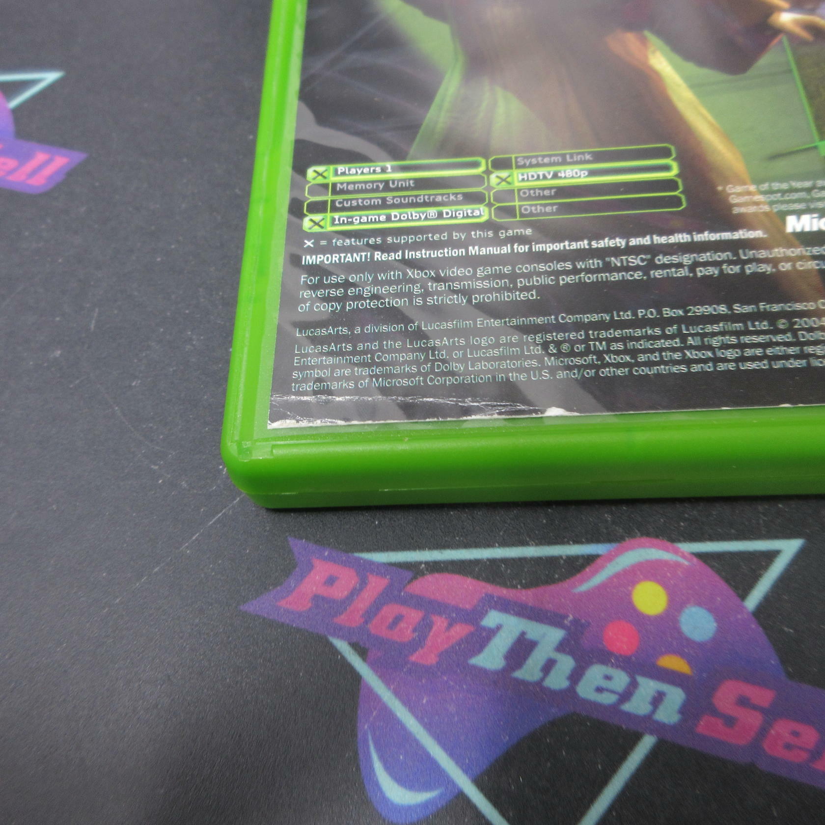 Star Wars Knights of the Old Republic II The Sith Lords PH Xbox AD/MD/DD CIB - Very Good