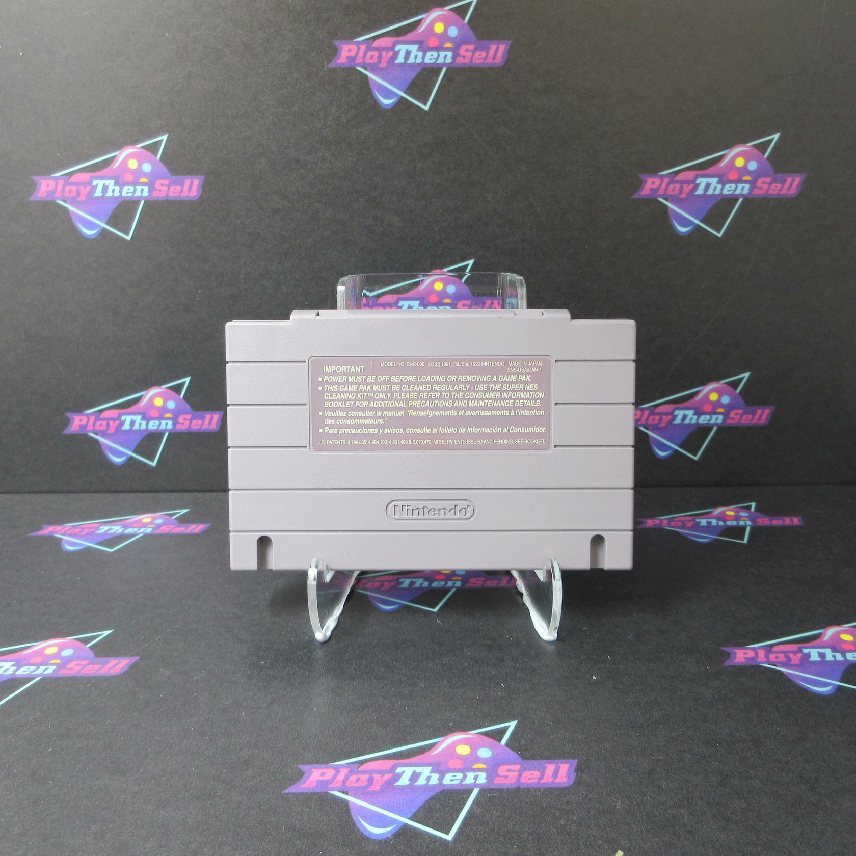 NHL Stanley Cup SNES AD Super Nintendo SNES Cartridge Only Tested - Very Good