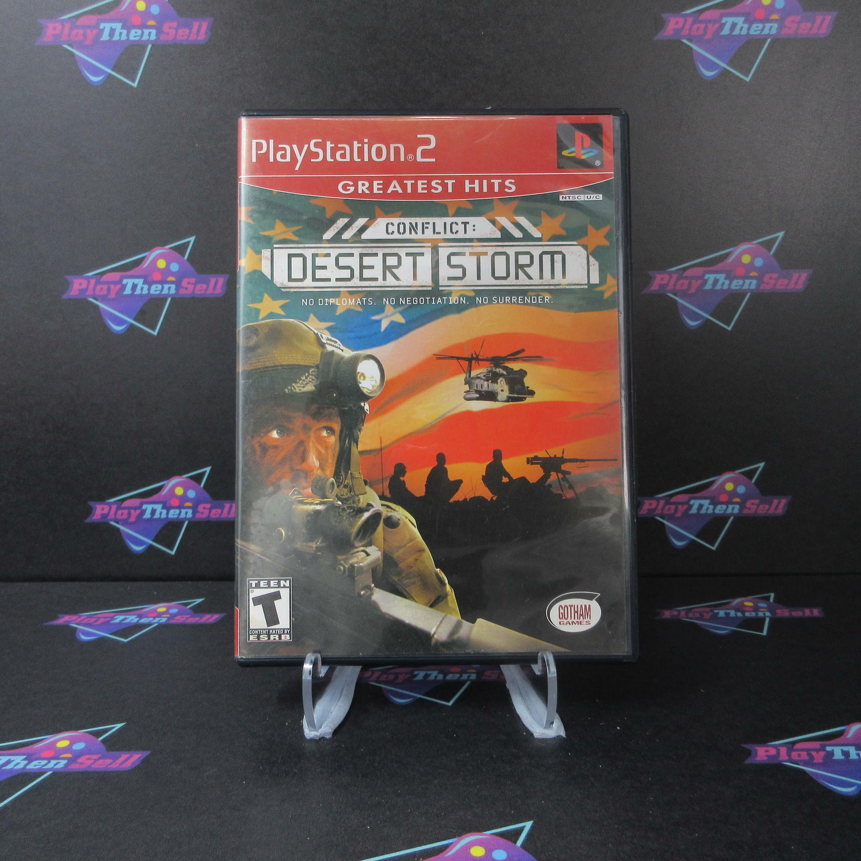 Conflict Desert Storm GH + Reg Card PS2 PlayStation 2 DD Complete CIB - Very Good