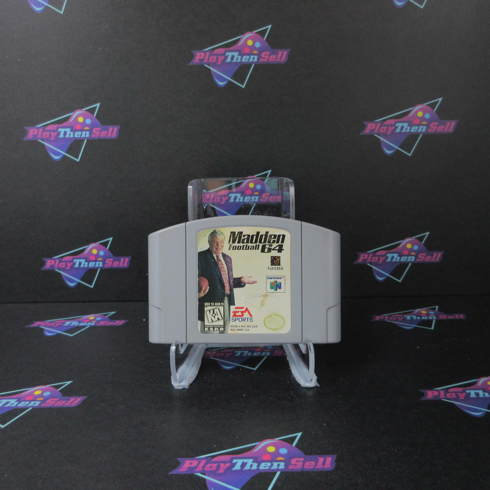 Madden Football 64 Nintendo 64 Cartridge Only AD Authentic / Tested - Very Good