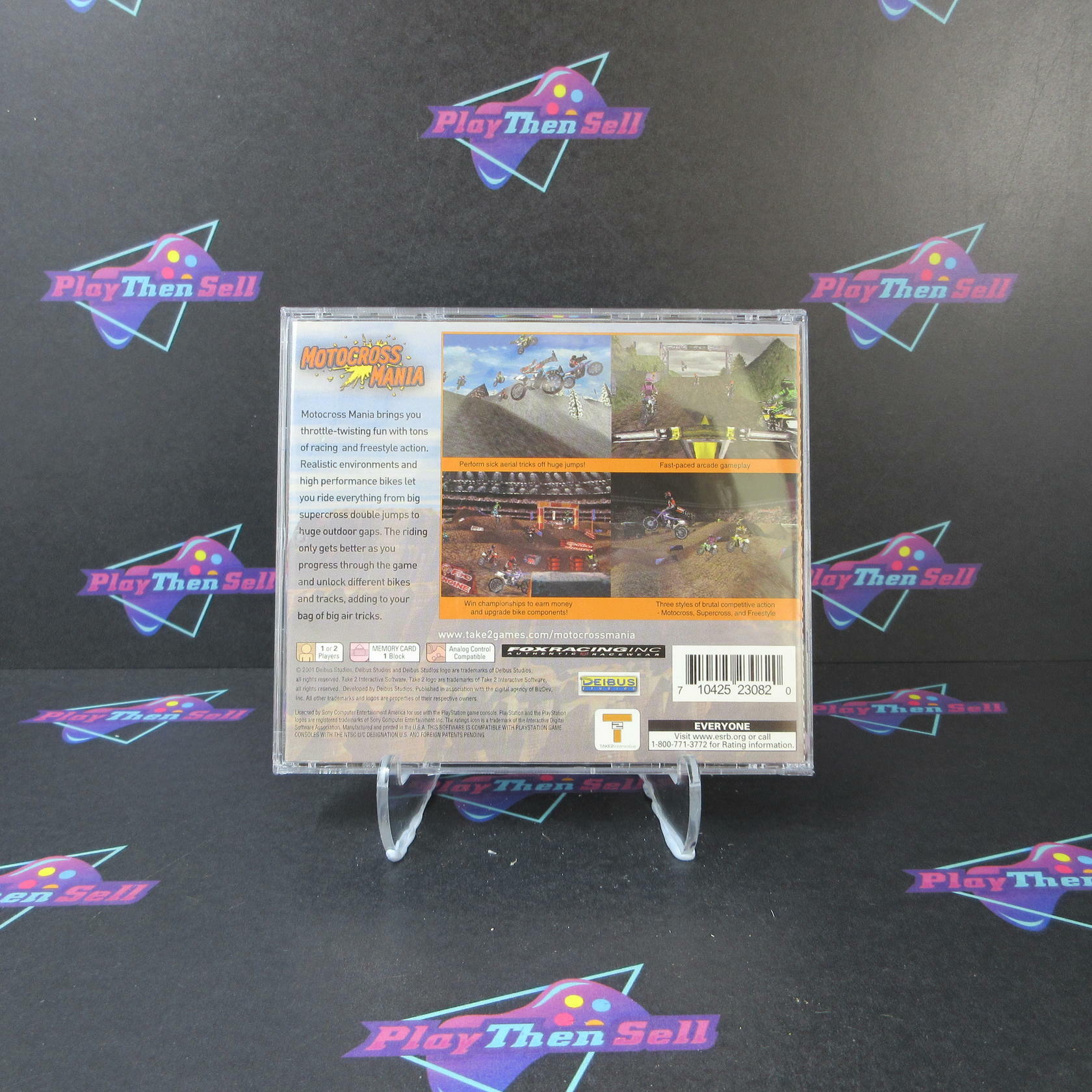 Motocross Mania PS1 PlayStation 1 MD/DD Complete CIB - Very Good