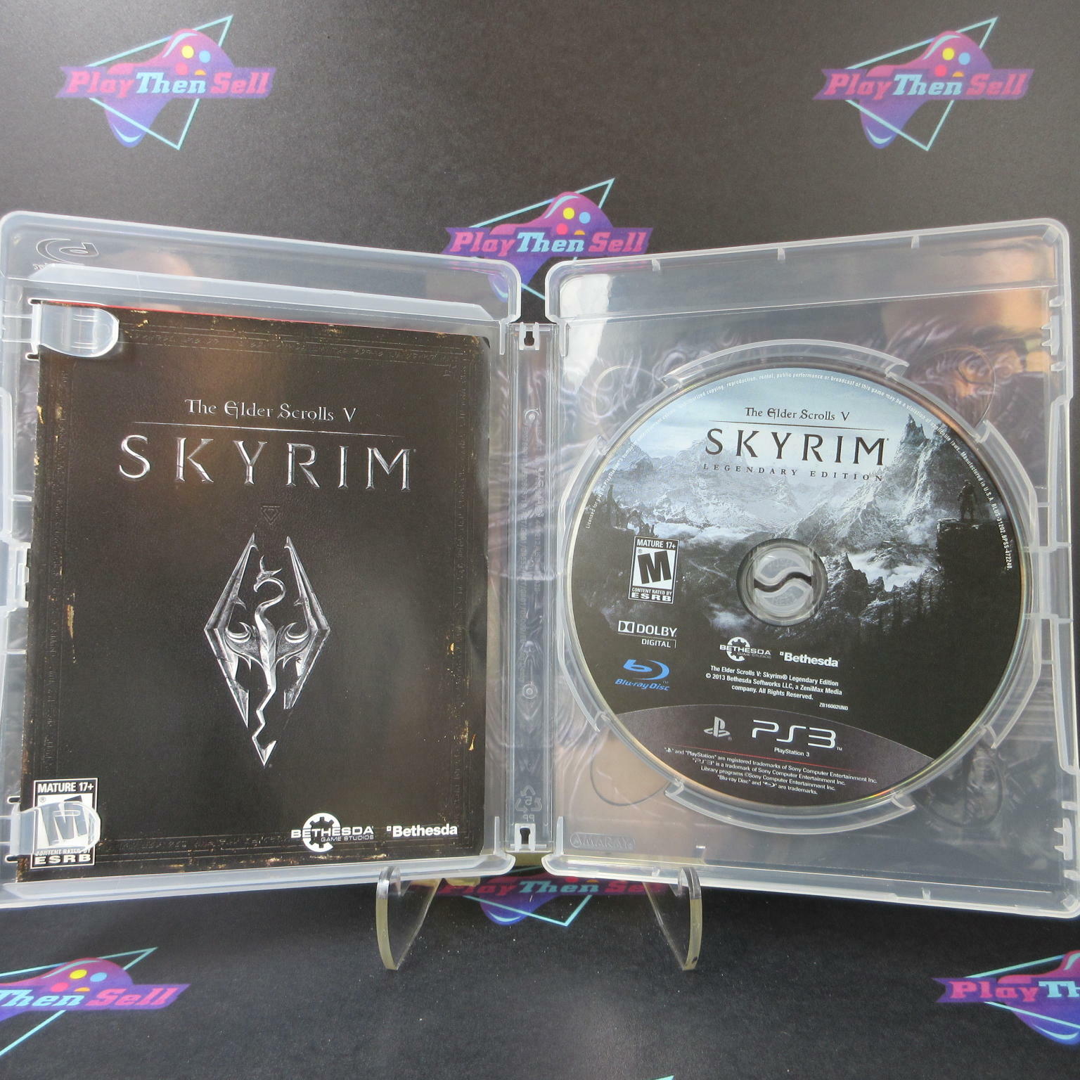 The Elder Scrolls V Skyrim Legendary Edition PlayStation 3 + Sticker - Like New
