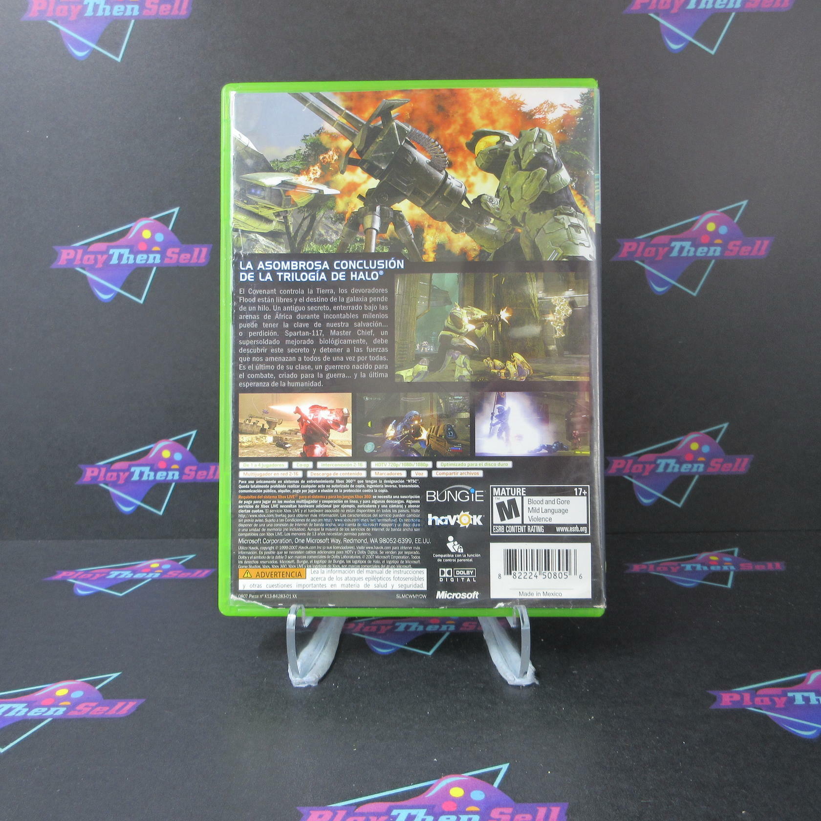 Halo 3 Spanish Art Xbox 360 AD/DD/NM - Very Good