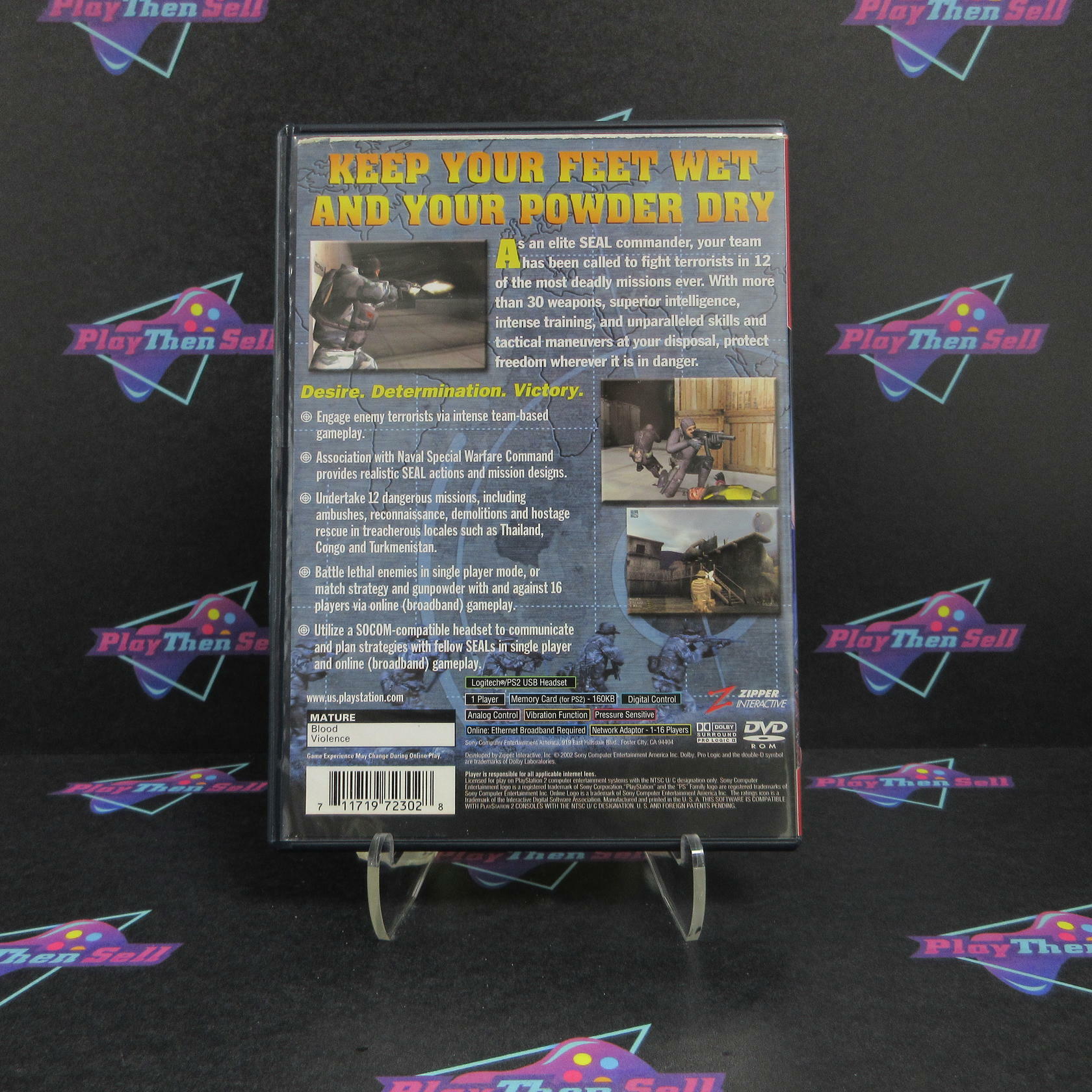 SOCOM US Navy Seals GH PlayStation 2 Complete - Very Good