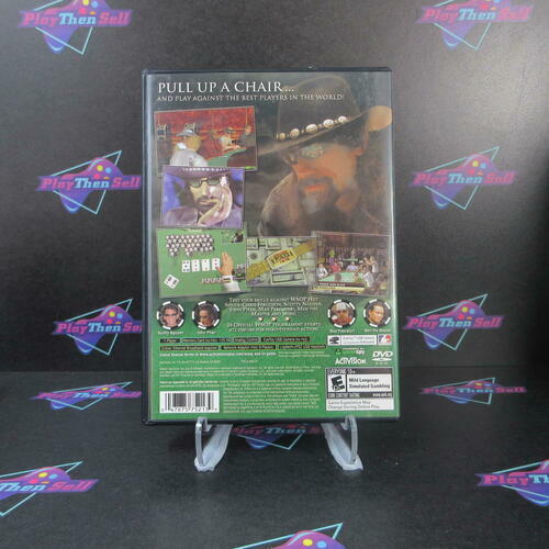 World Series of Poker PS2 PlayStation 2 + Sleeve / Reg Card - Like New