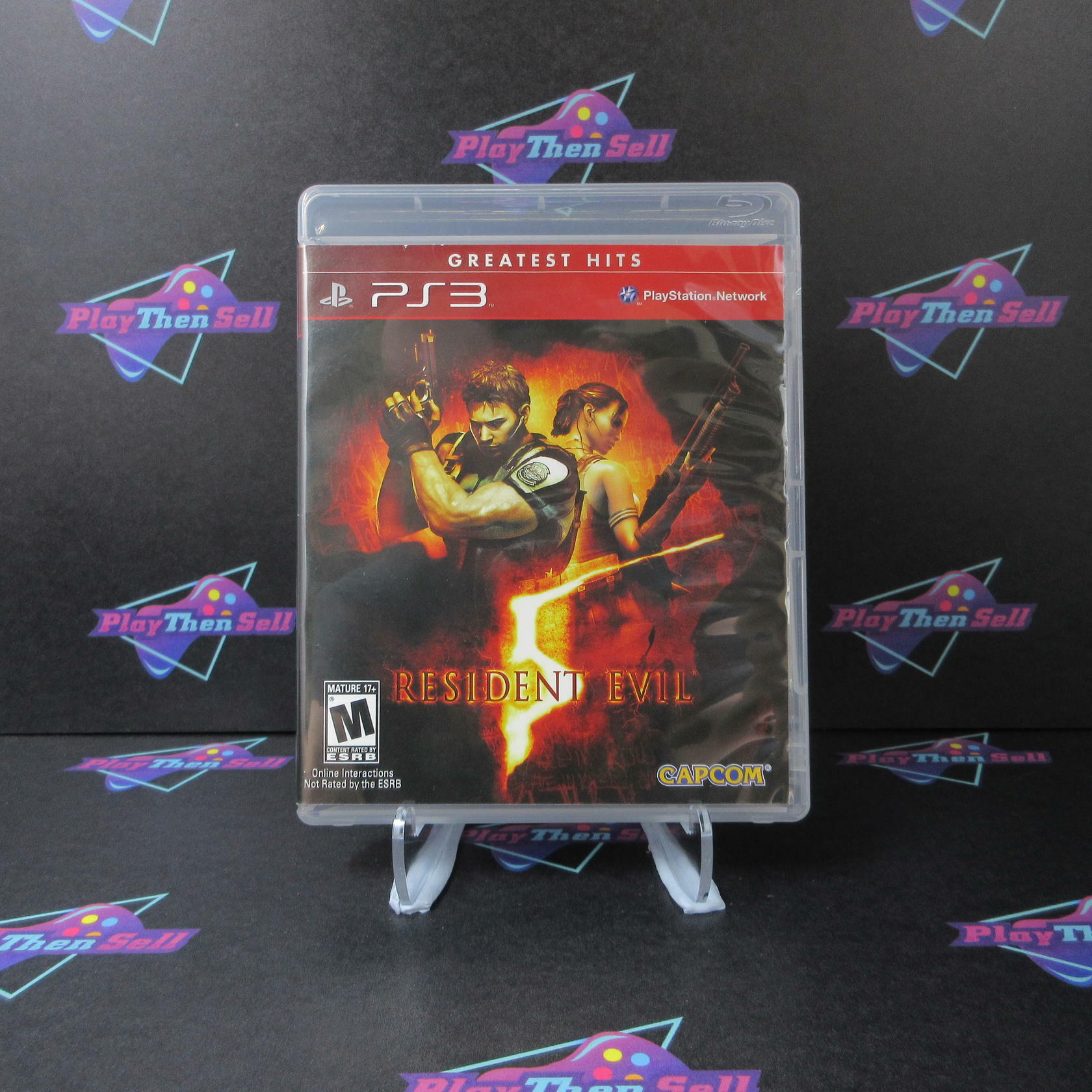 Resident Evil 5 PS3 PlayStation 3 Greatest Hits AD Complete CIB - Very Good
