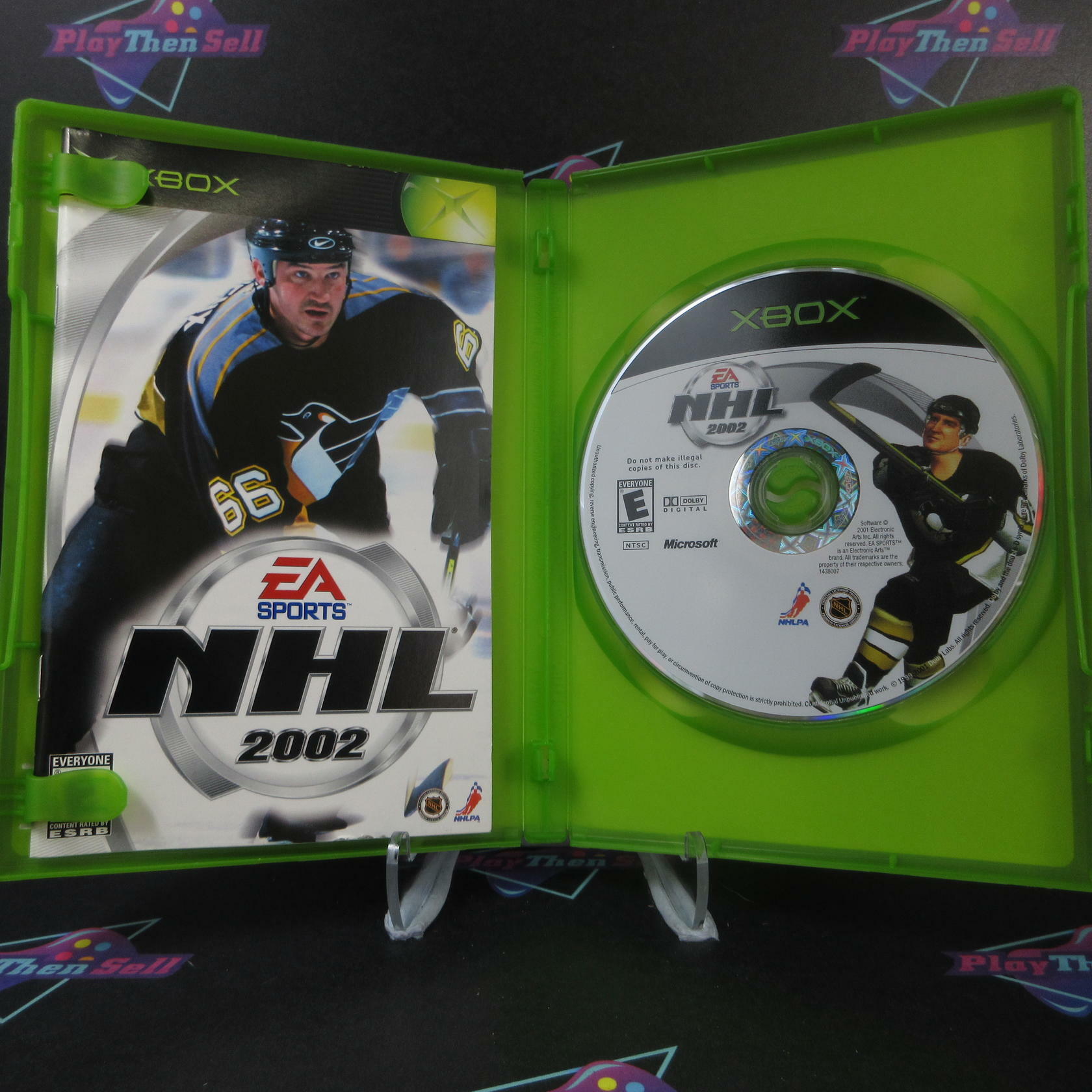 NHL 2002 - Xbox + Reg Card - Like New