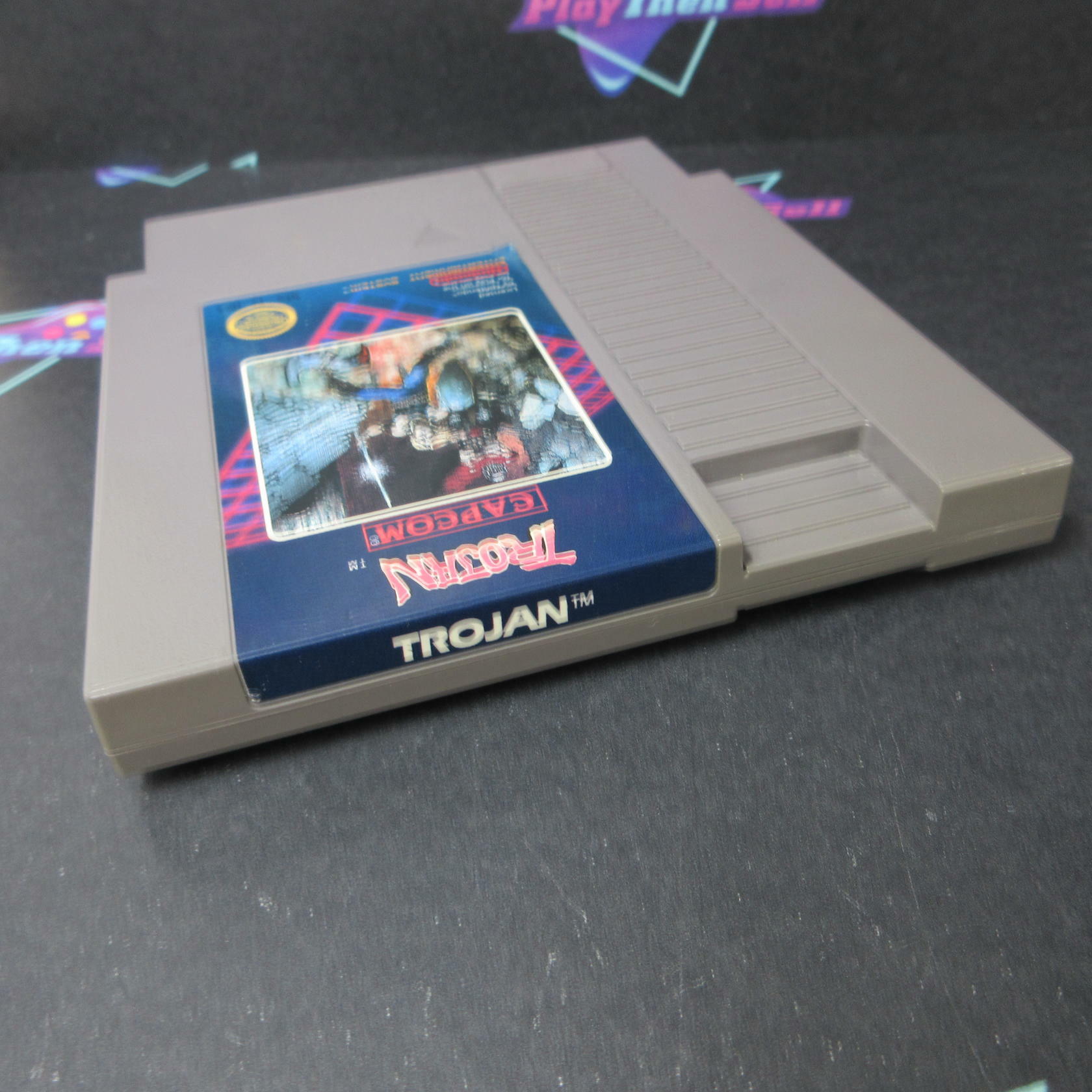 Trojan NES Nintendo Cartridge Only AD Authentic / Tested - Very Good