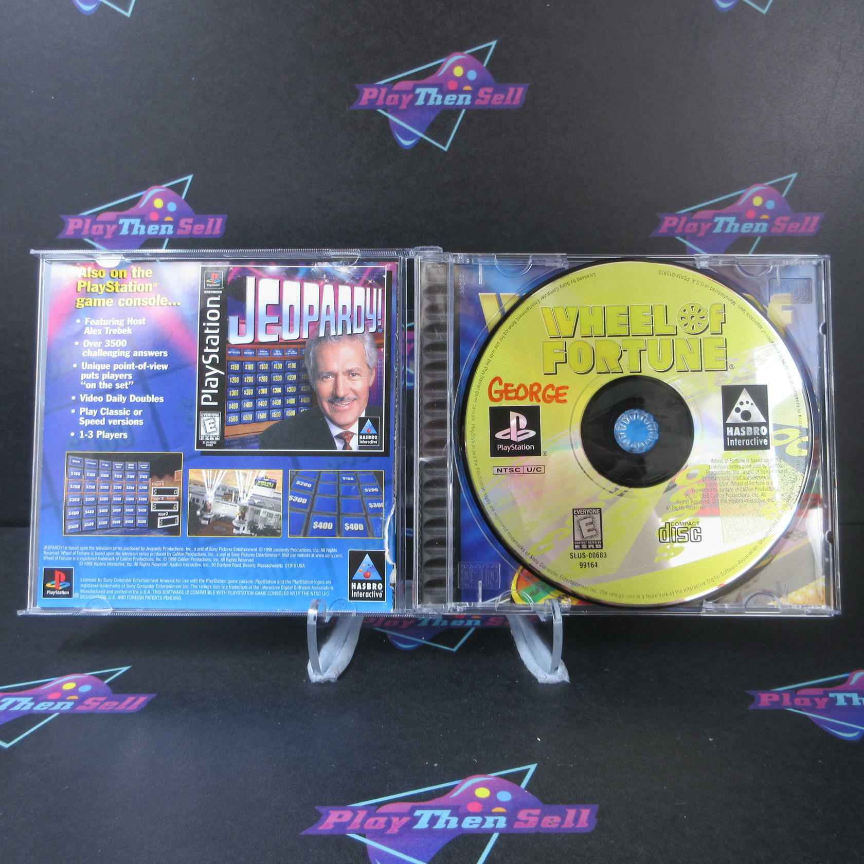 Wheel of Fortune PS1 PlayStation 1 MD/DD Complete CIB - Very Good