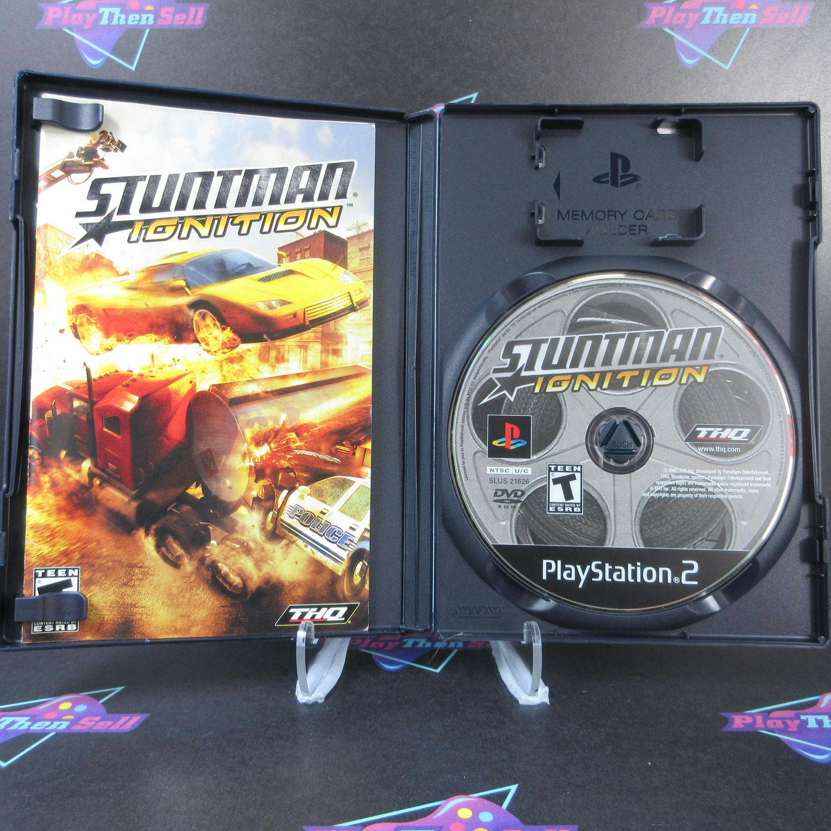 Stuntman Ignition PS2 PlayStation 2 AD Complete CIB - Very Good
