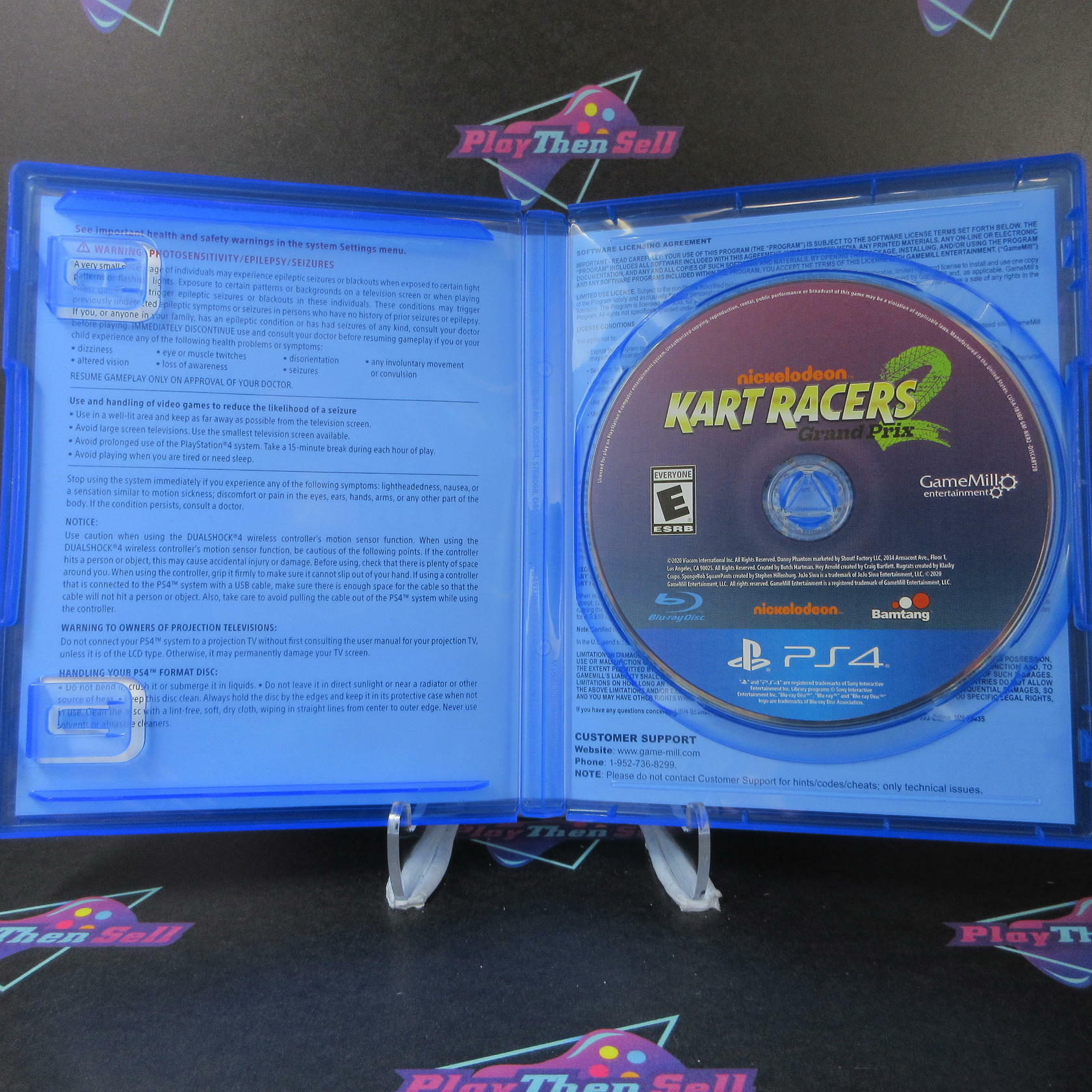 Nickelodeon Kart Racers 2 Grand Prix PS4 PlayStation 4 - Like New