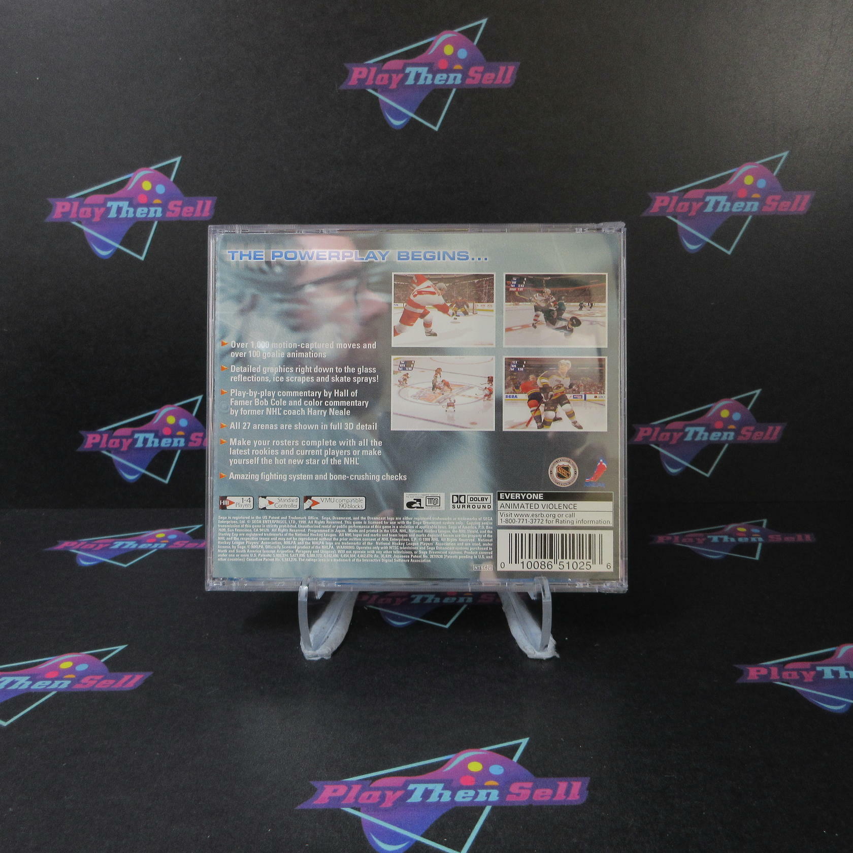 Sega Sports NHL 2K - Sega Dreamcast MD Complete CIB - Very Good