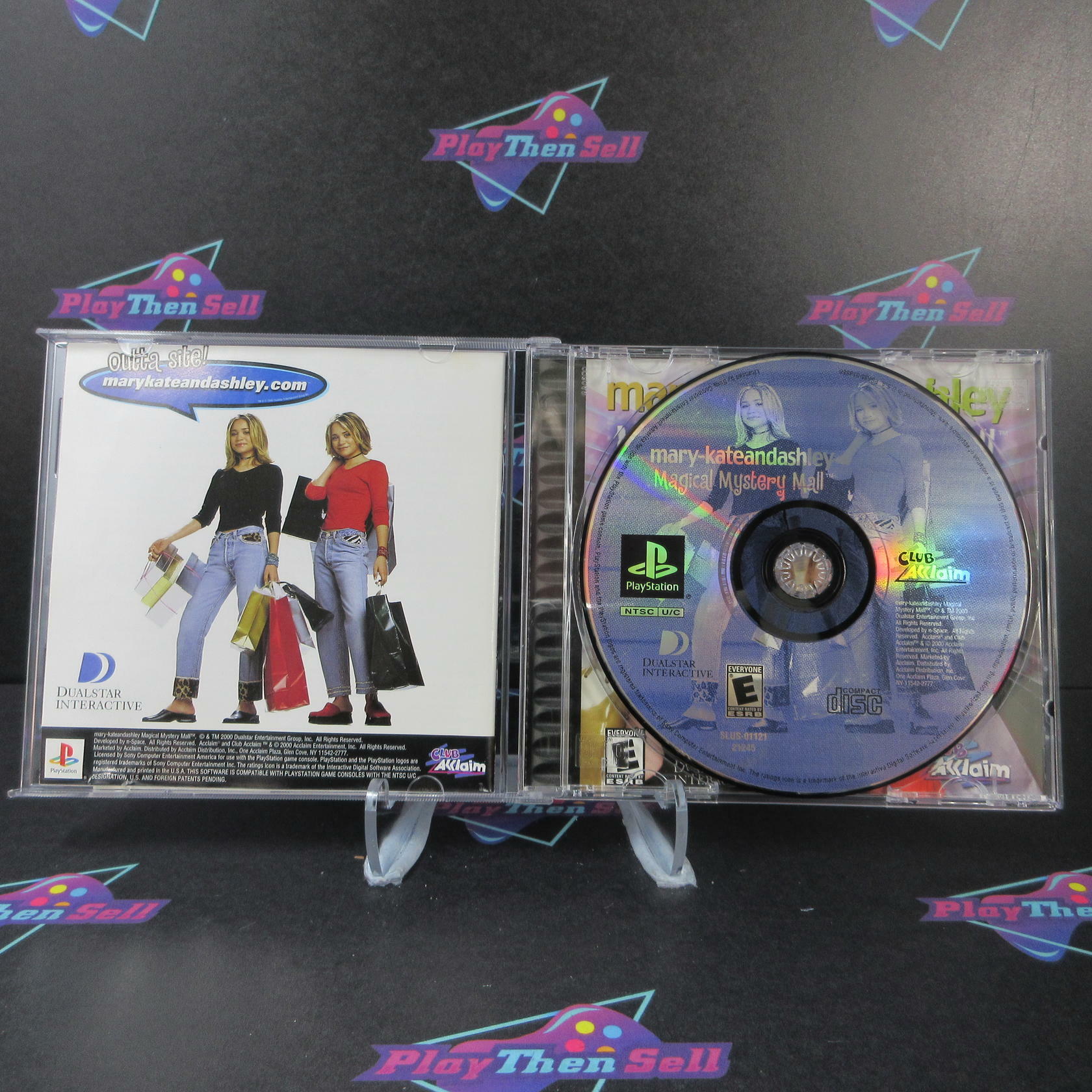 Mary-Kate and Ashley Magical Mystery Mall + Reg Card PS1 MD Complete CIB - Very Good
