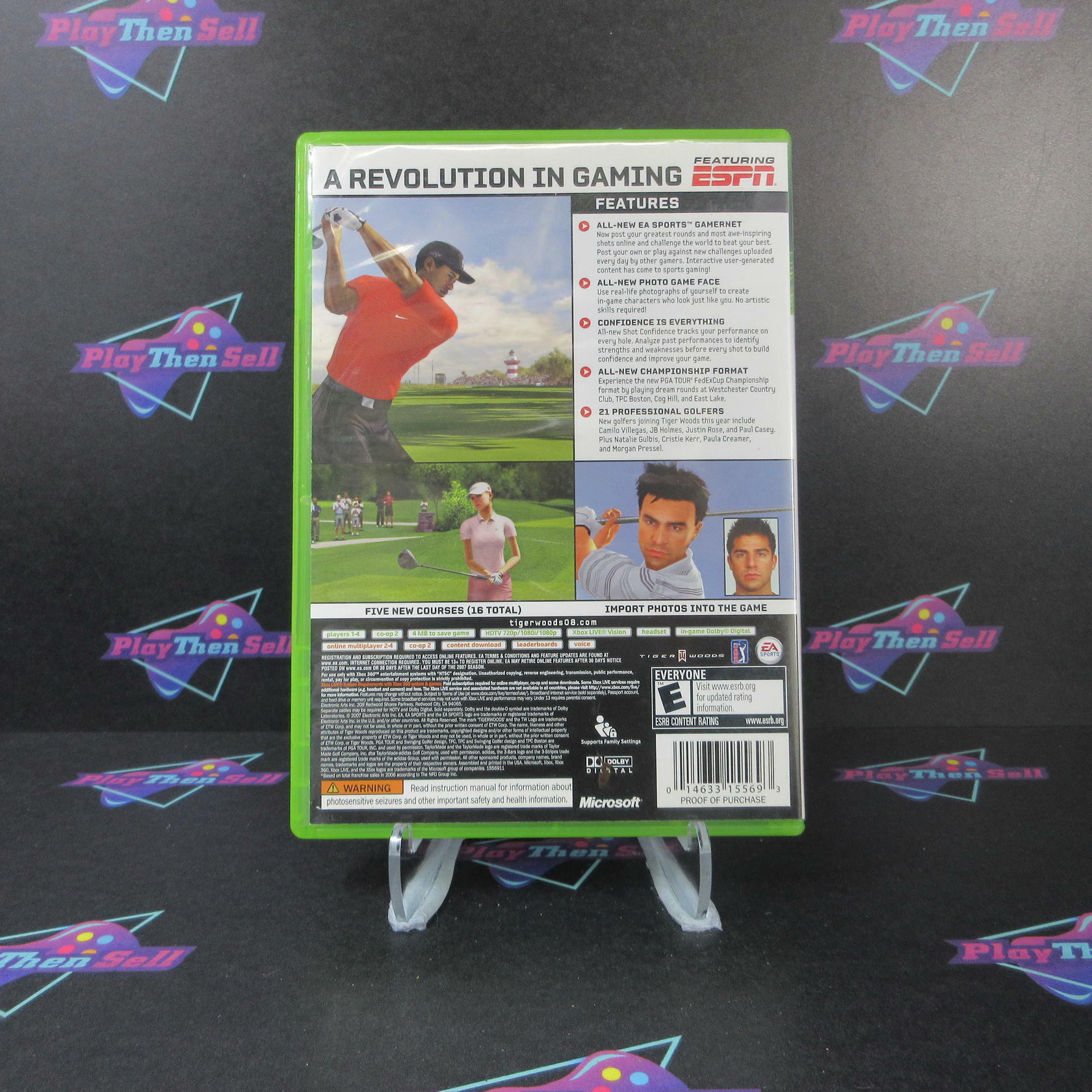 Tiger Woods PGA Tour 08 Xbox 360 - Very Good