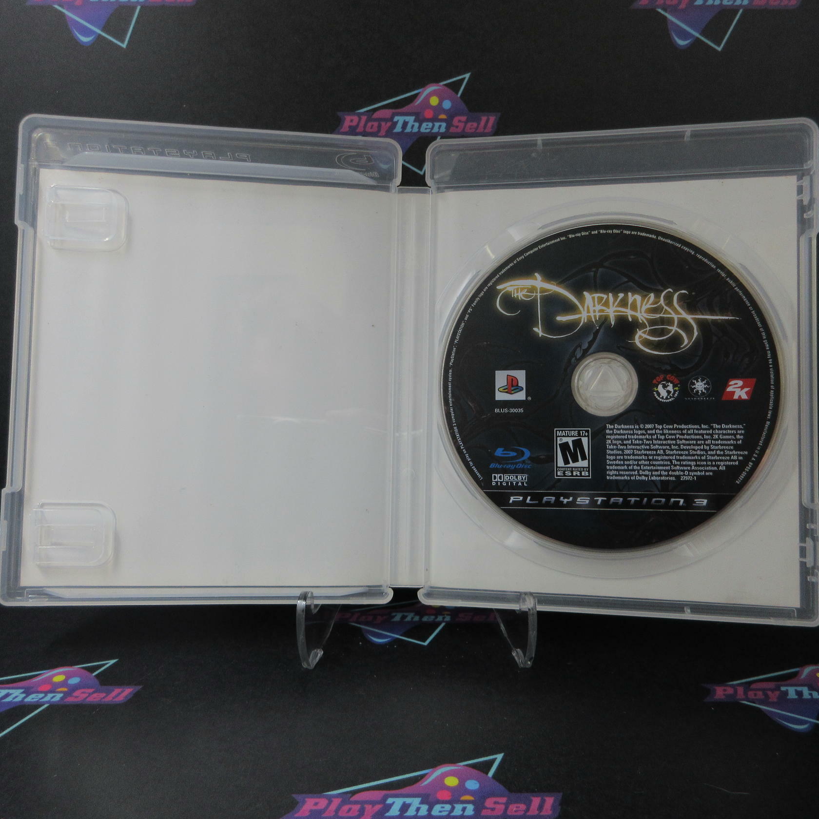 The Darkness PS3 PlayStation 3 AD/NM - Very Good