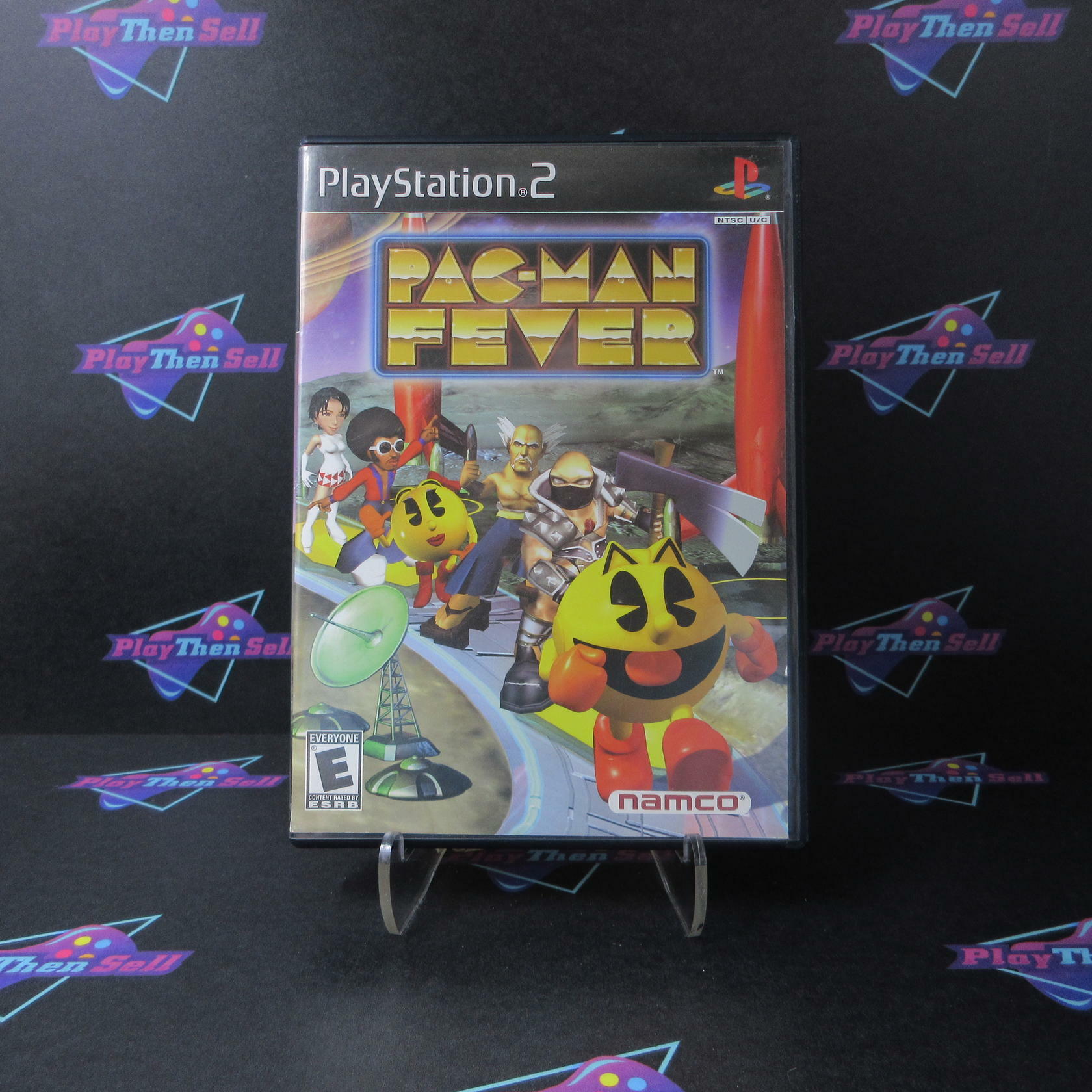 Pac Man Fever + Reg Card PS2 PlayStation 2 AD Complete CIB - Very Good