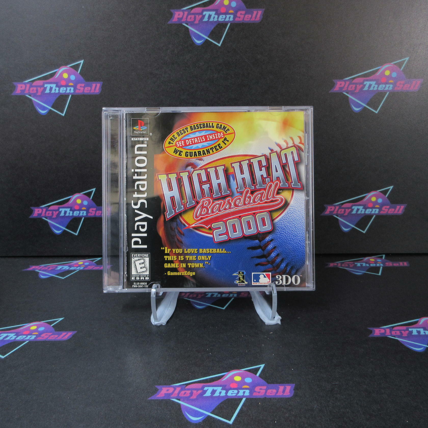 High Heat Baseball 2000 PS1 PlayStation 1 No Art NM/DD - Very Good