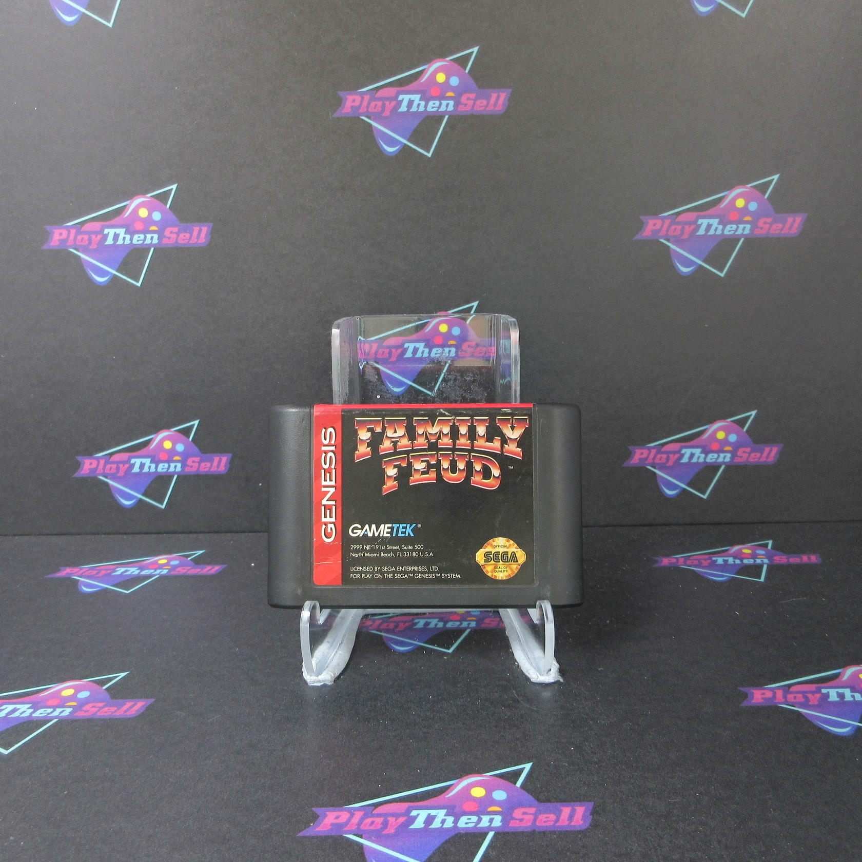 Family Feud Sega Genesis Cartridge Only Authentic / Tested - Very Good