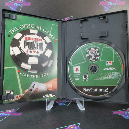 World Series of Poker PS2 PlayStation 2 + Sleeve / Reg Card - Like New