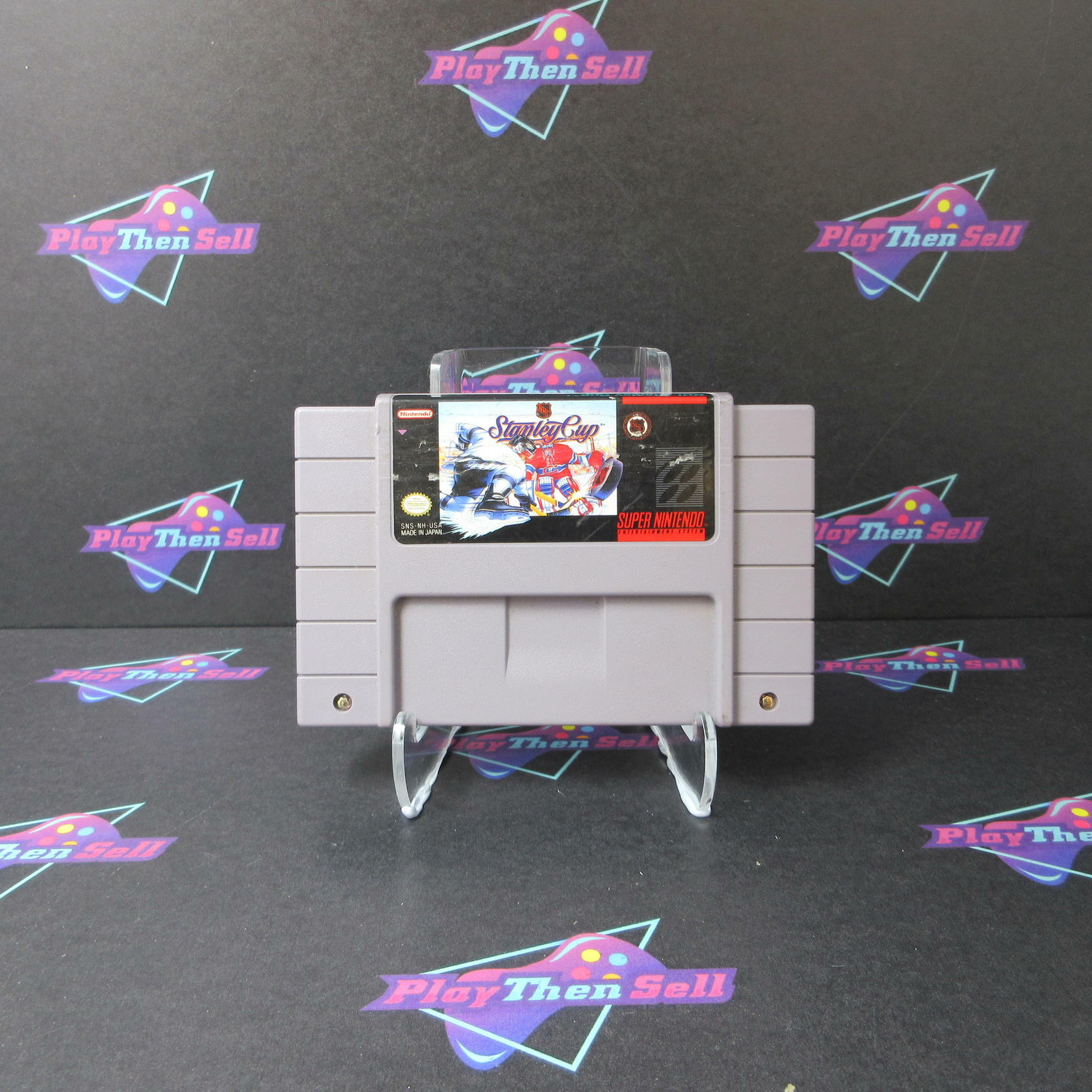 NHL Stanley Cup SNES AD Super Nintendo SNES Cartridge Only Tested - Very Good