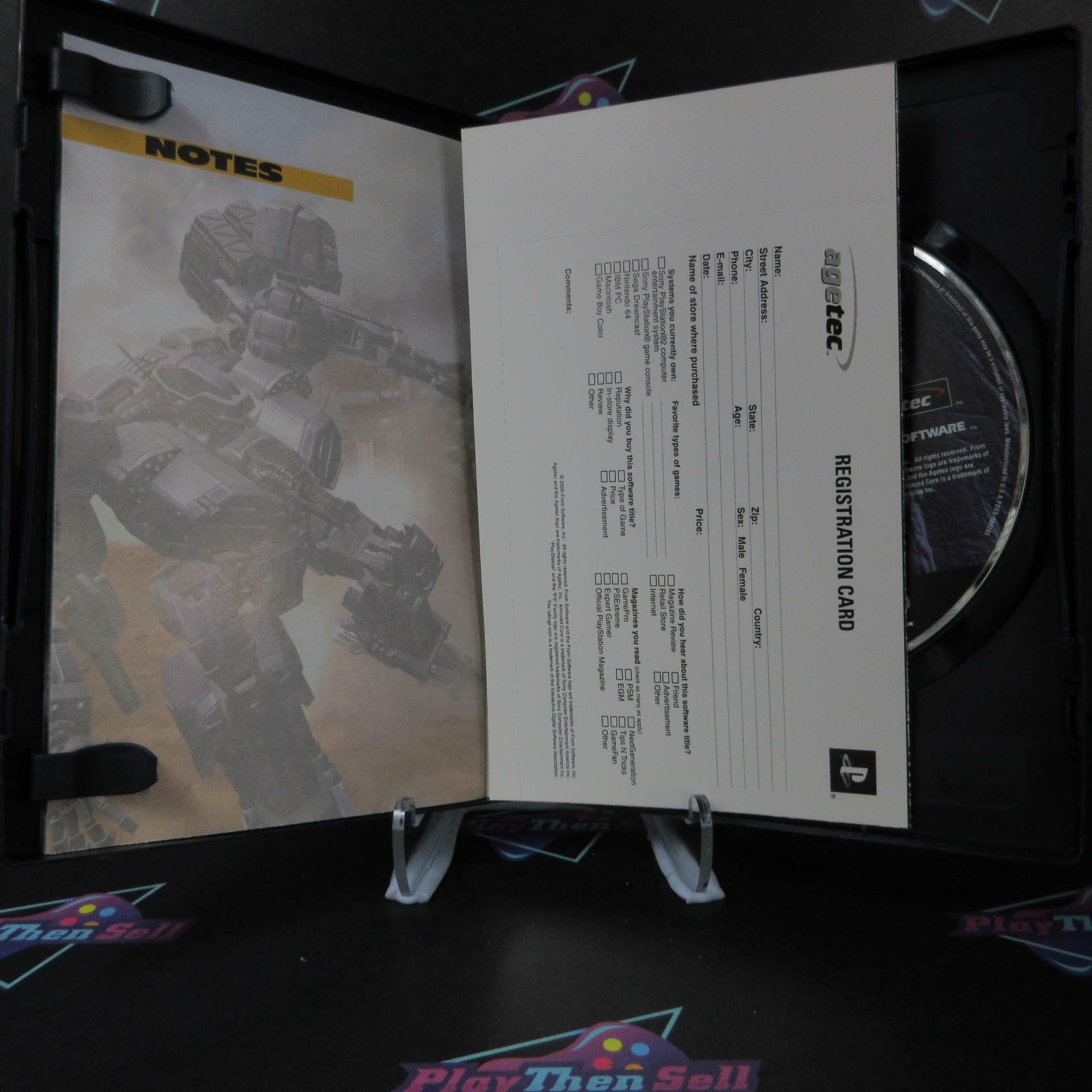 Armored Core 2 PS2 PlayStation 2 + Reg Card - Like New