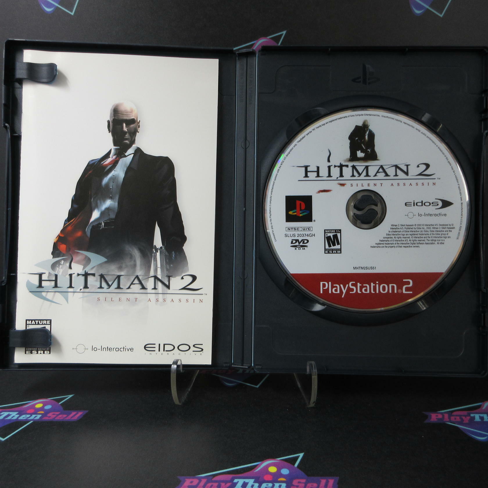 Hitman 2 Silent Assassin PlayStation 2 PS2 GH + Reg Card - Like New