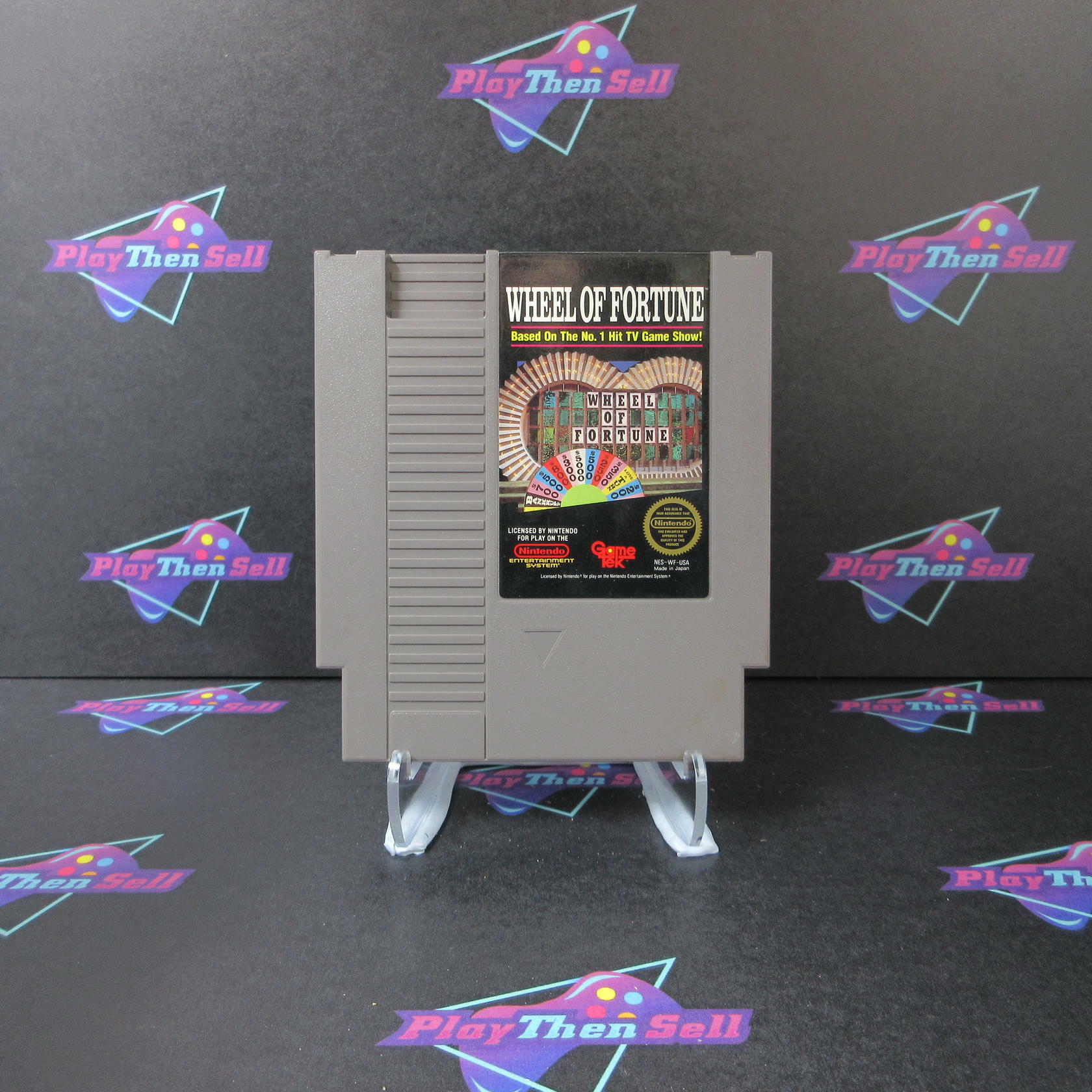 Wheel of Fortune Nintendo NES Cartridge Only Authentic / Tested - Very Good