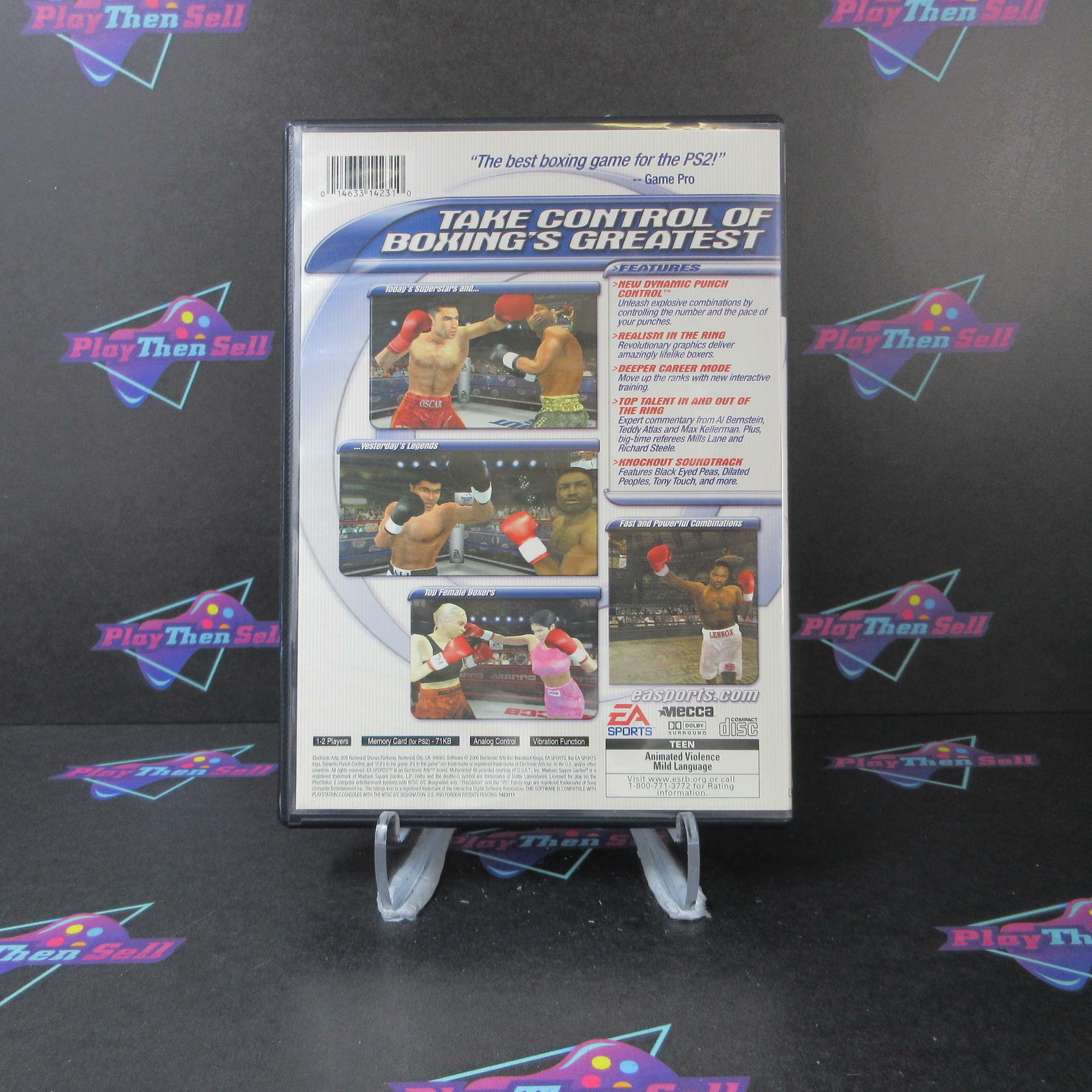 Knockout Kings 2001 PS2 PlayStation 2 AD/NM - Very Good