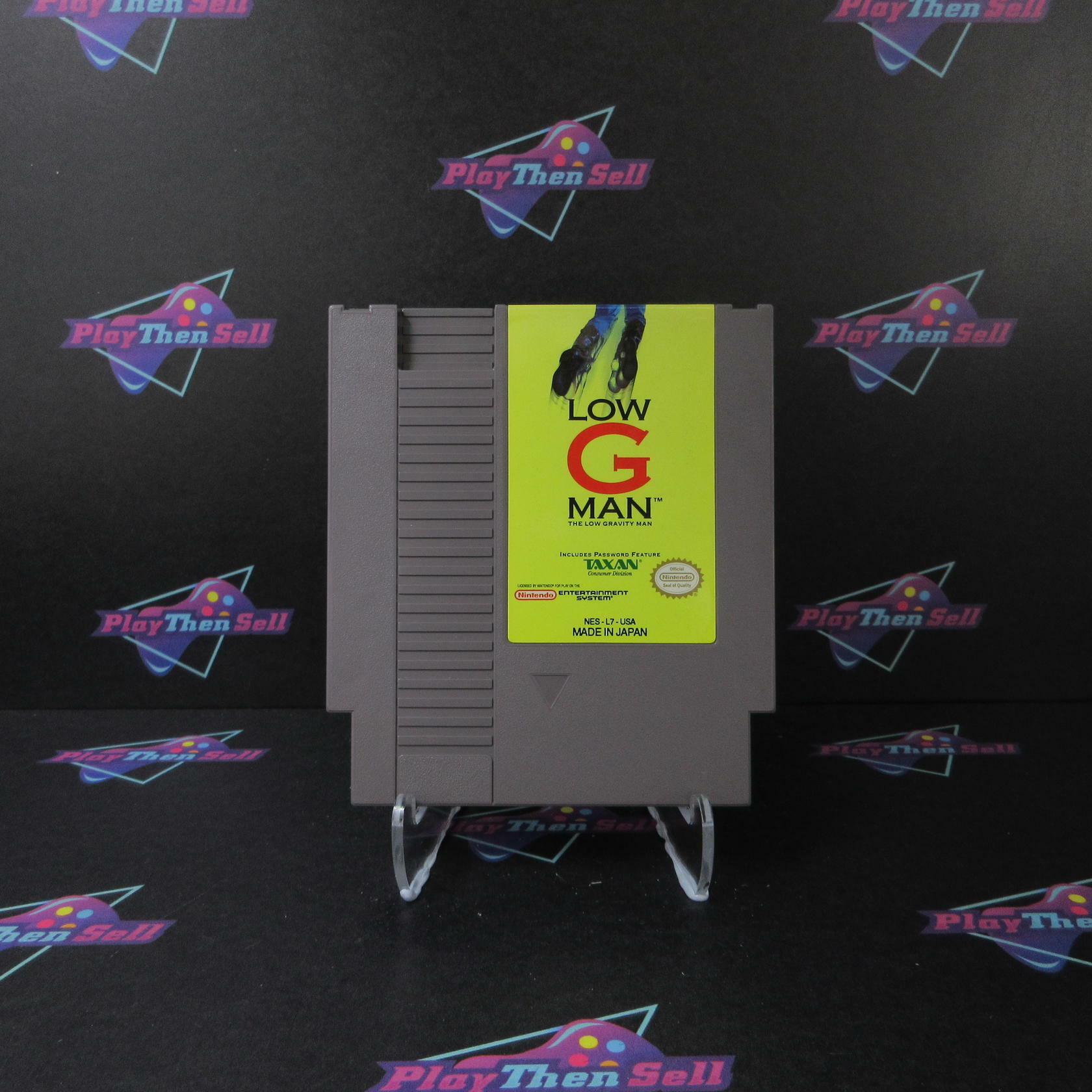 Low G Man: The Low Gravity Man Nintendo NES Cart Only Authentic/Tested - Very Good
