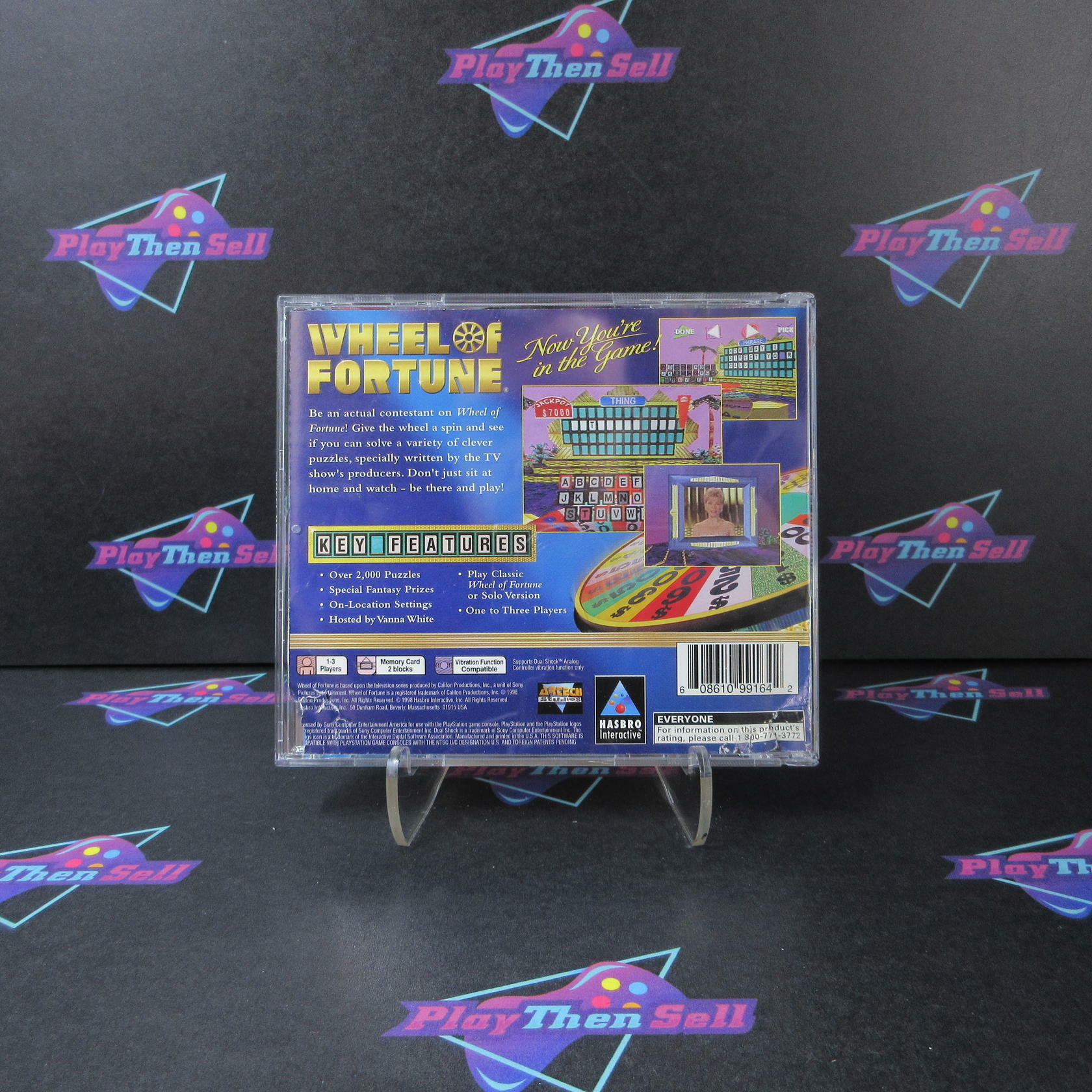 Wheel of Fortune PS1 PlayStation 1 Complete CIB - Very Good