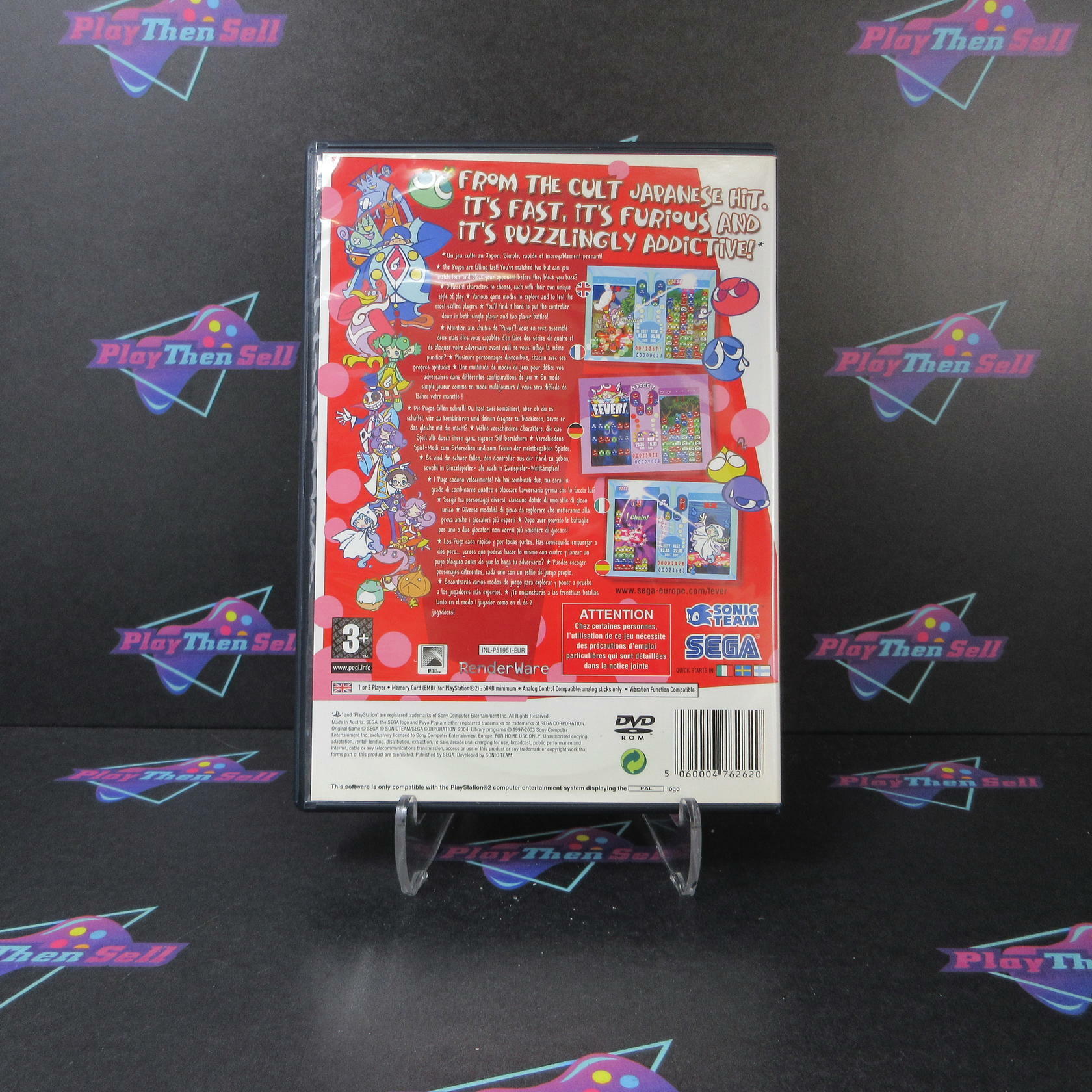 Puyo Pop Fever PS2 PlayStation 2 PAL - Like New