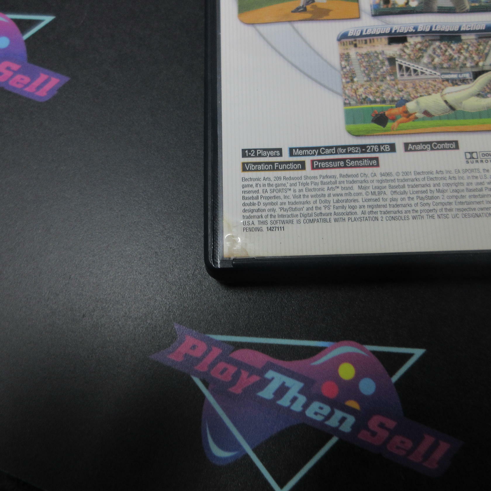 Triple Play Baseball PS2 PlayStation 2 AD/NM - Very Good