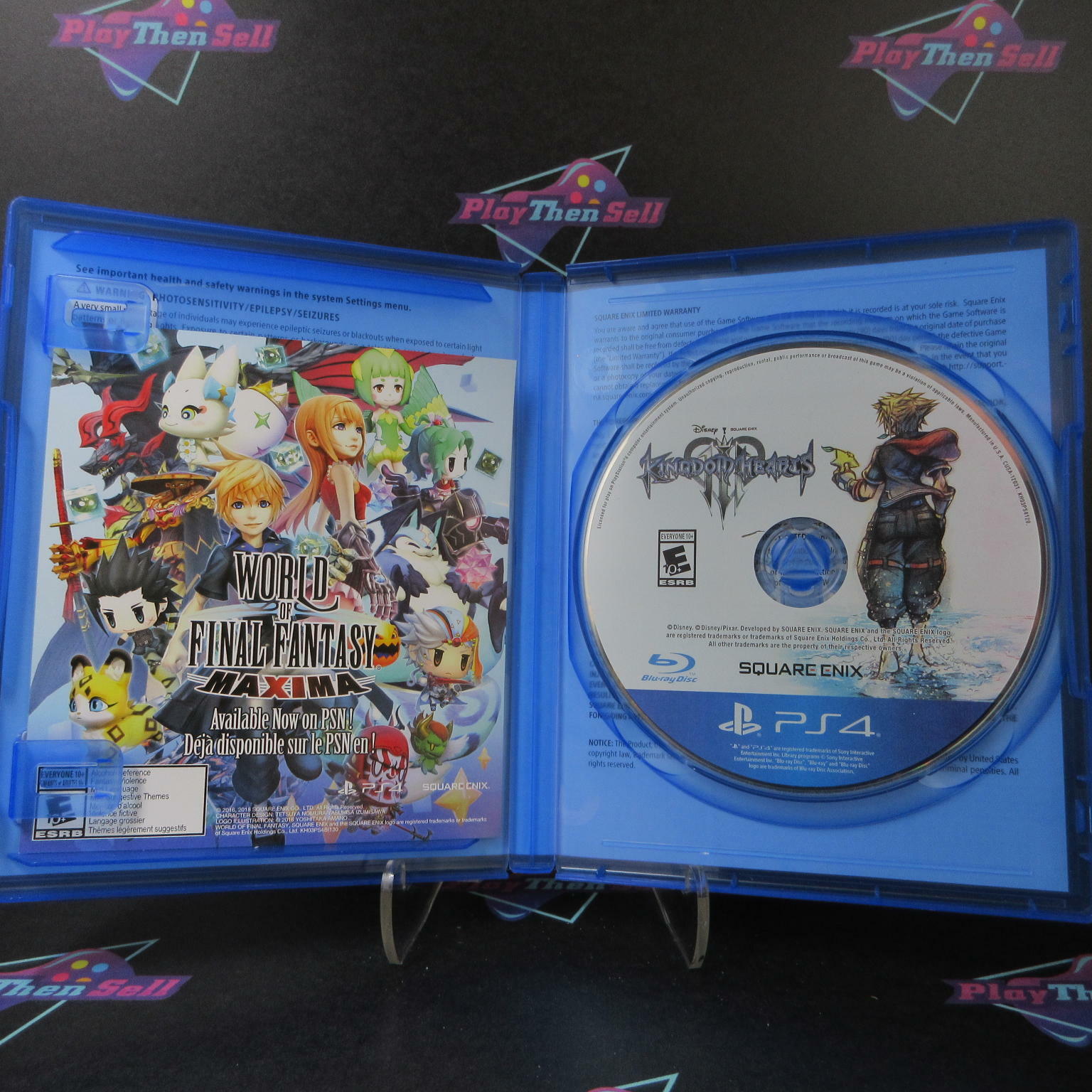 Kingdom Hearts III PS4 PlayStation 4 DD Complete CIB - Very Good