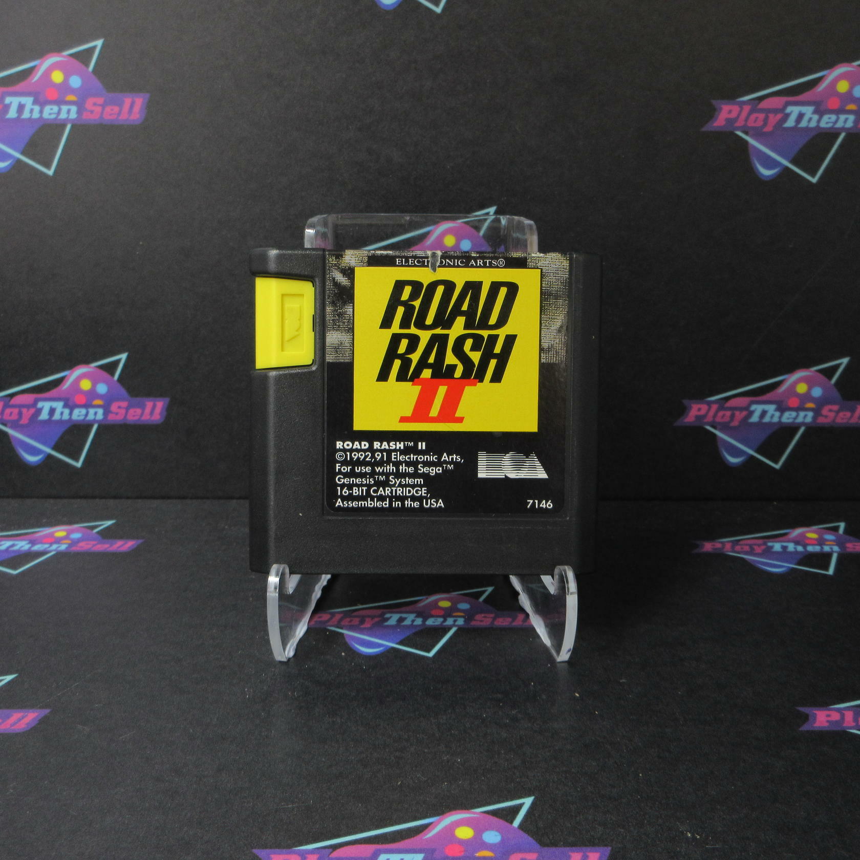 Road Rash II - Sega Genesis AD Cart Only Authentic / Tested - Very Good