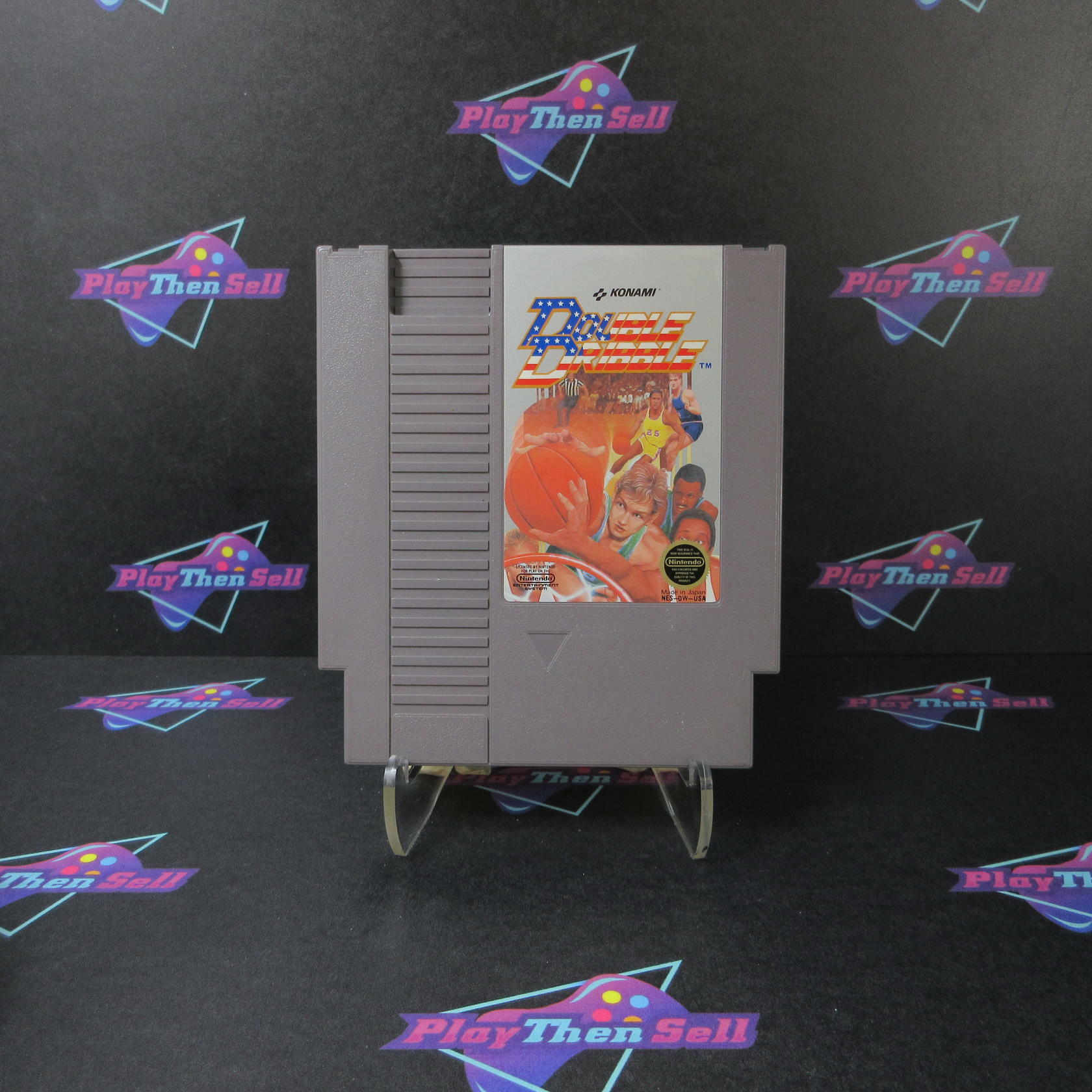 Double Dribble Nintendo NES Cartridge Only - Authentic / Tested - Very Good