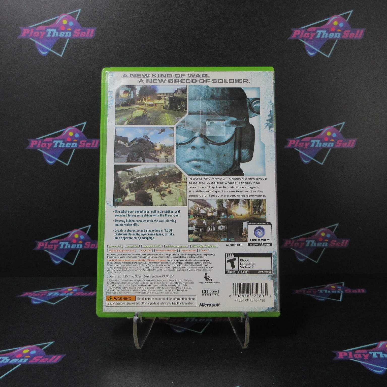 Tom Clancy's Ghost Recon Advanced Warfighter Xbox 360 AD/NM - Very Good