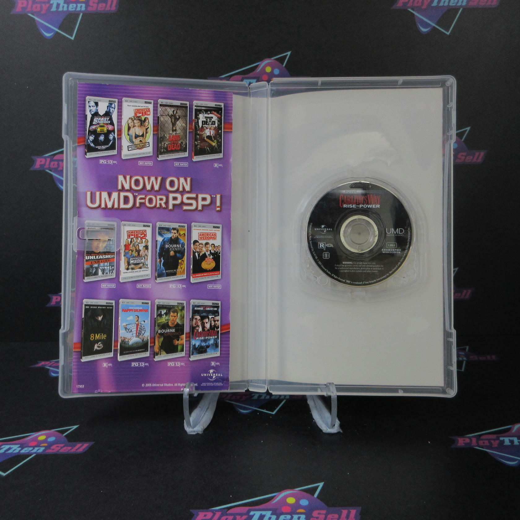 Carlito's Way Rise to Power Sony PSP Clear UMD - Like New