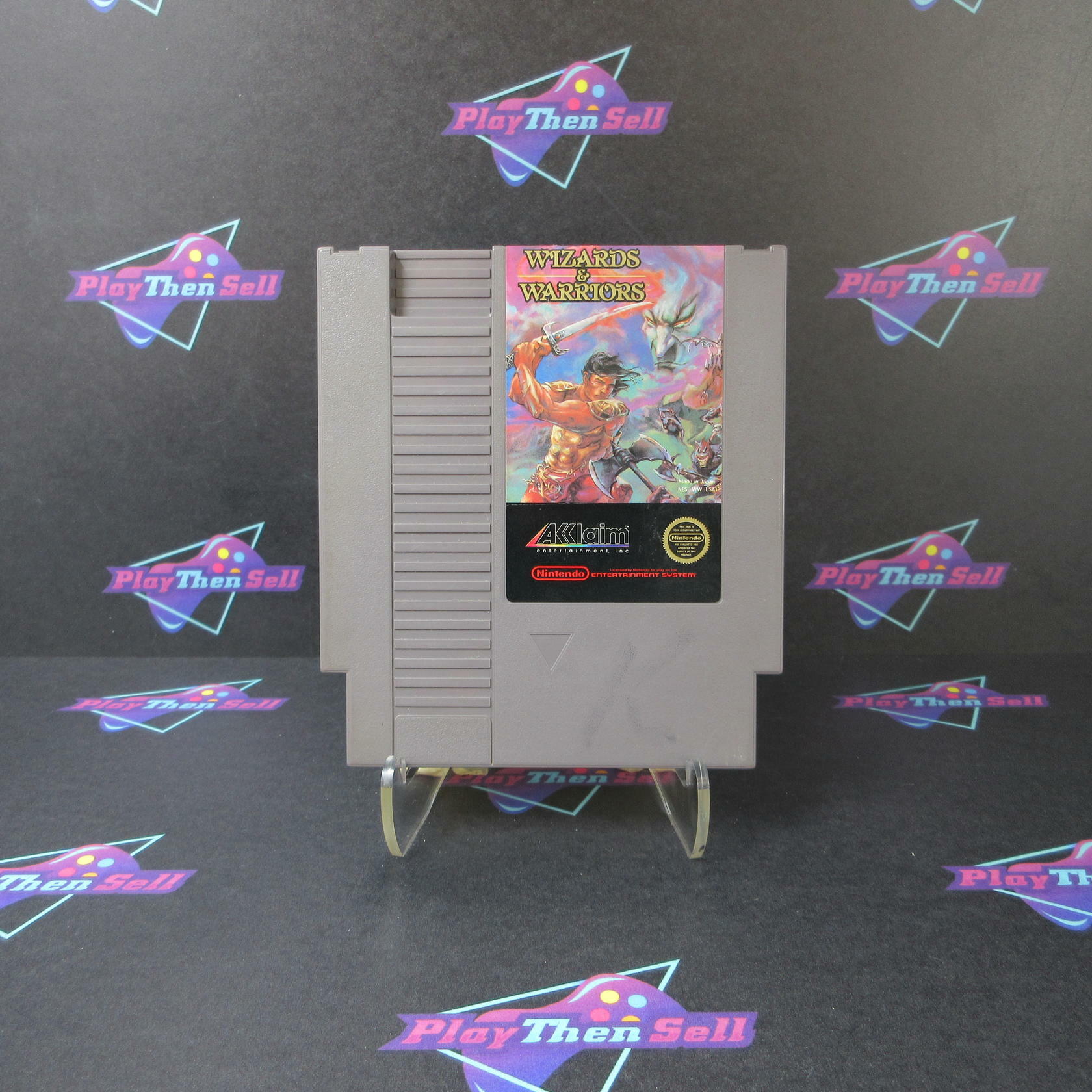 Wizards & Warriors Nintendo NES Cartridge Only AD Authentic / Tested - Very Good