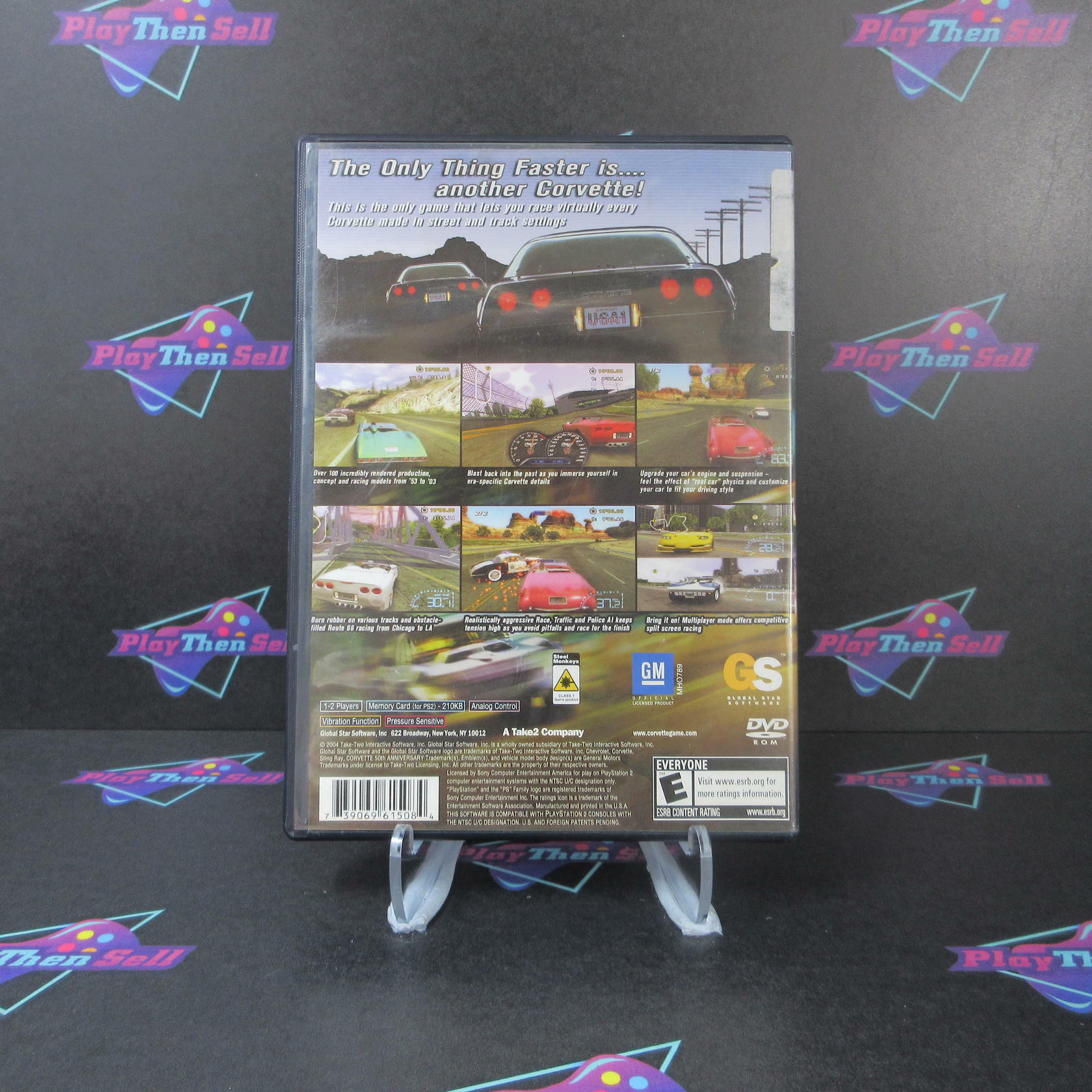 Corvette PS2 PlayStation 2 AD Complete CIB - Very Good