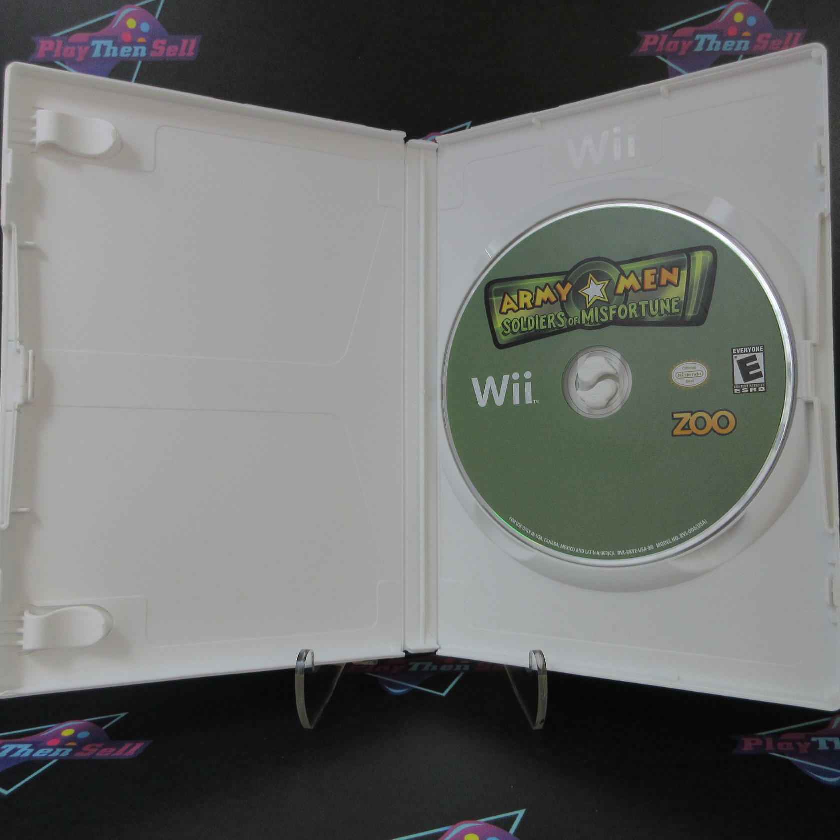 Army Men Soldiers of Misfortune Nintendo Wii AD/NM - Very Good