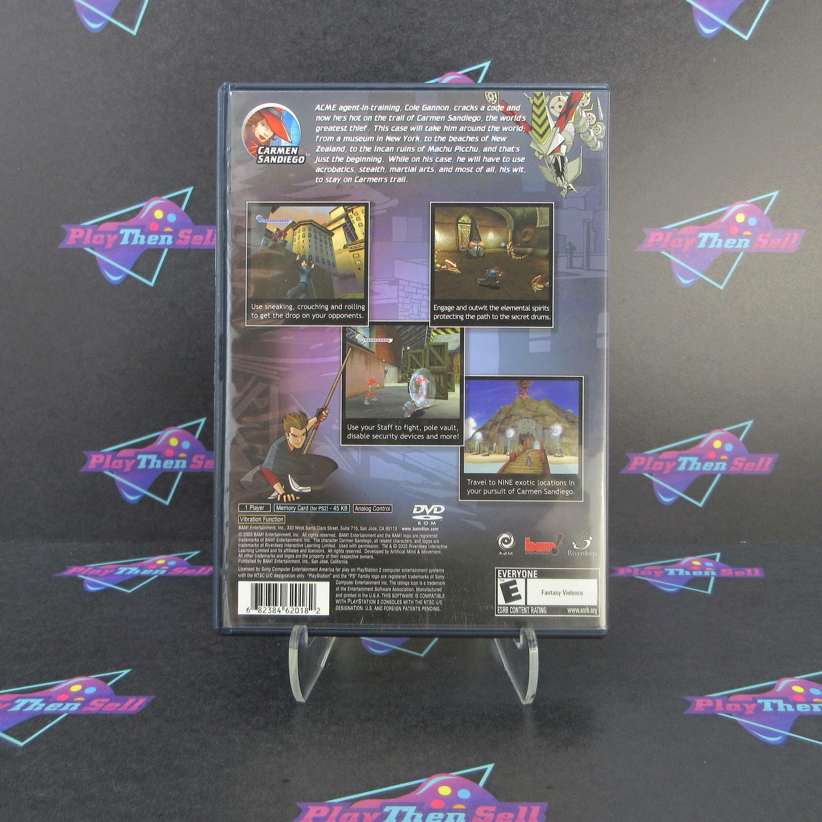 Carmen Sandiego: The Secret Of The Stolen Drums PS2 PlayStation 2 - Very Good